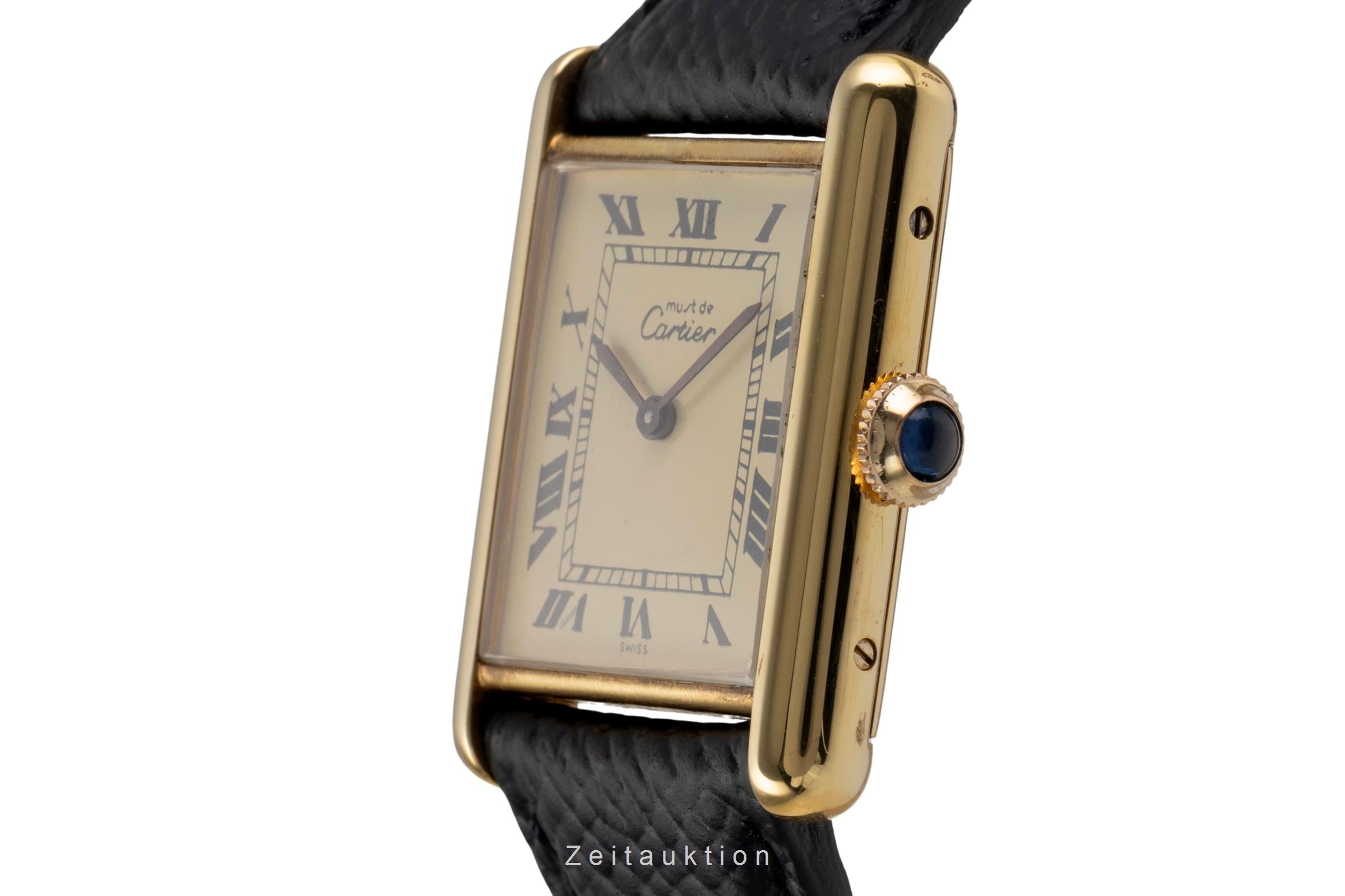 Cartier Tank silver-gilt manual winding unisex 6  [2504821]