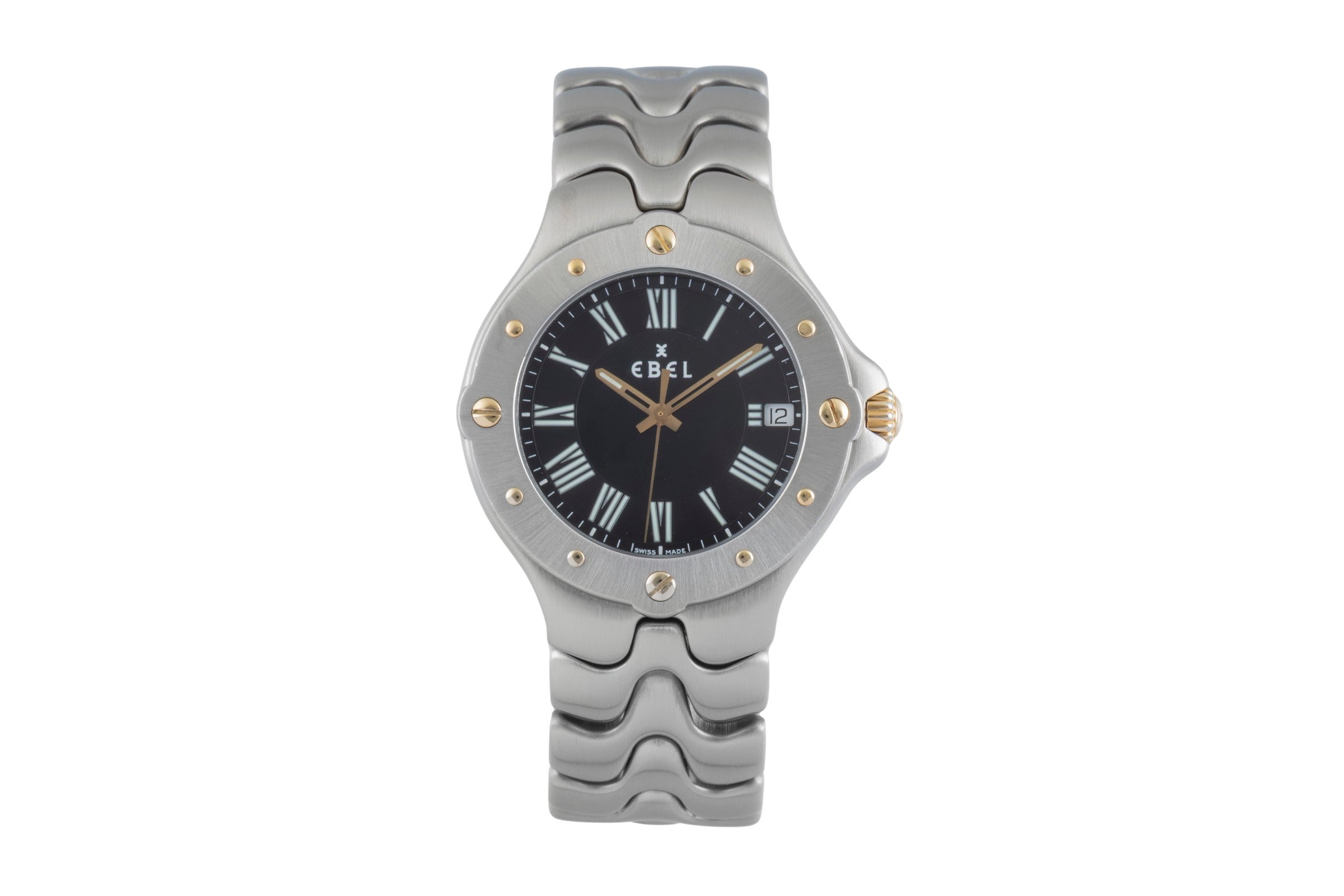 Ebel Sportwave acier / or  quartz montre pour hommes 6187631  [2504824]