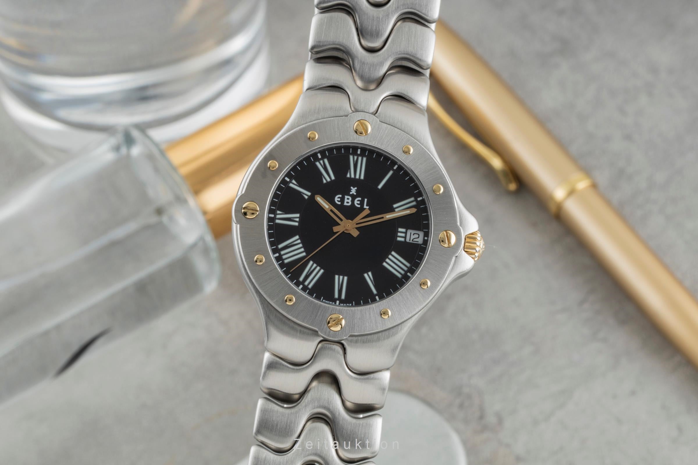 Ebel Sportwave acier / or  quartz montre pour hommes 6187631  [2504824]
