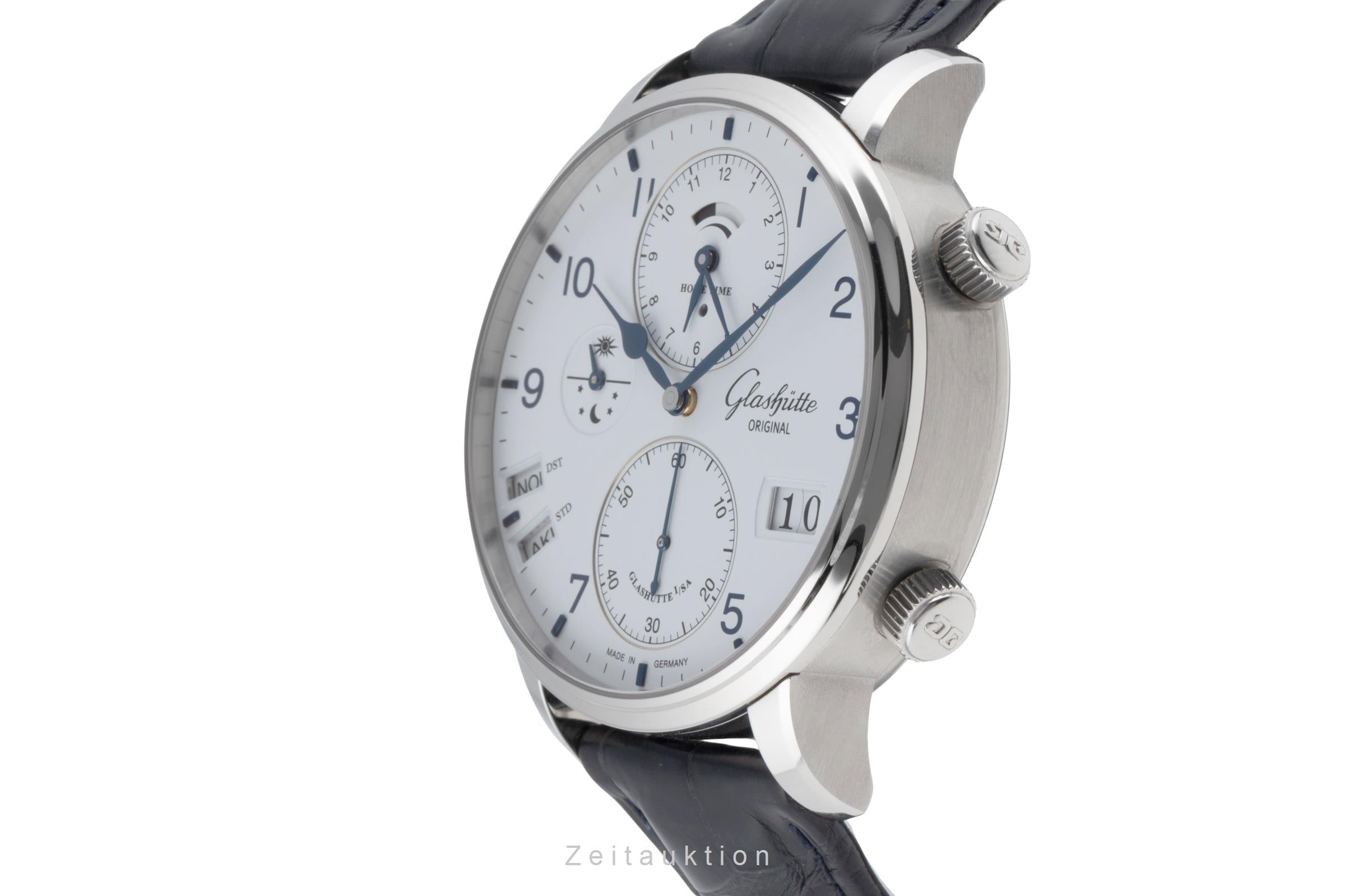 Glashütte Senator Cosmopolite Automatik Stahl Ref. 1-89-02-03-02-30 B&P 2020 [2504838]