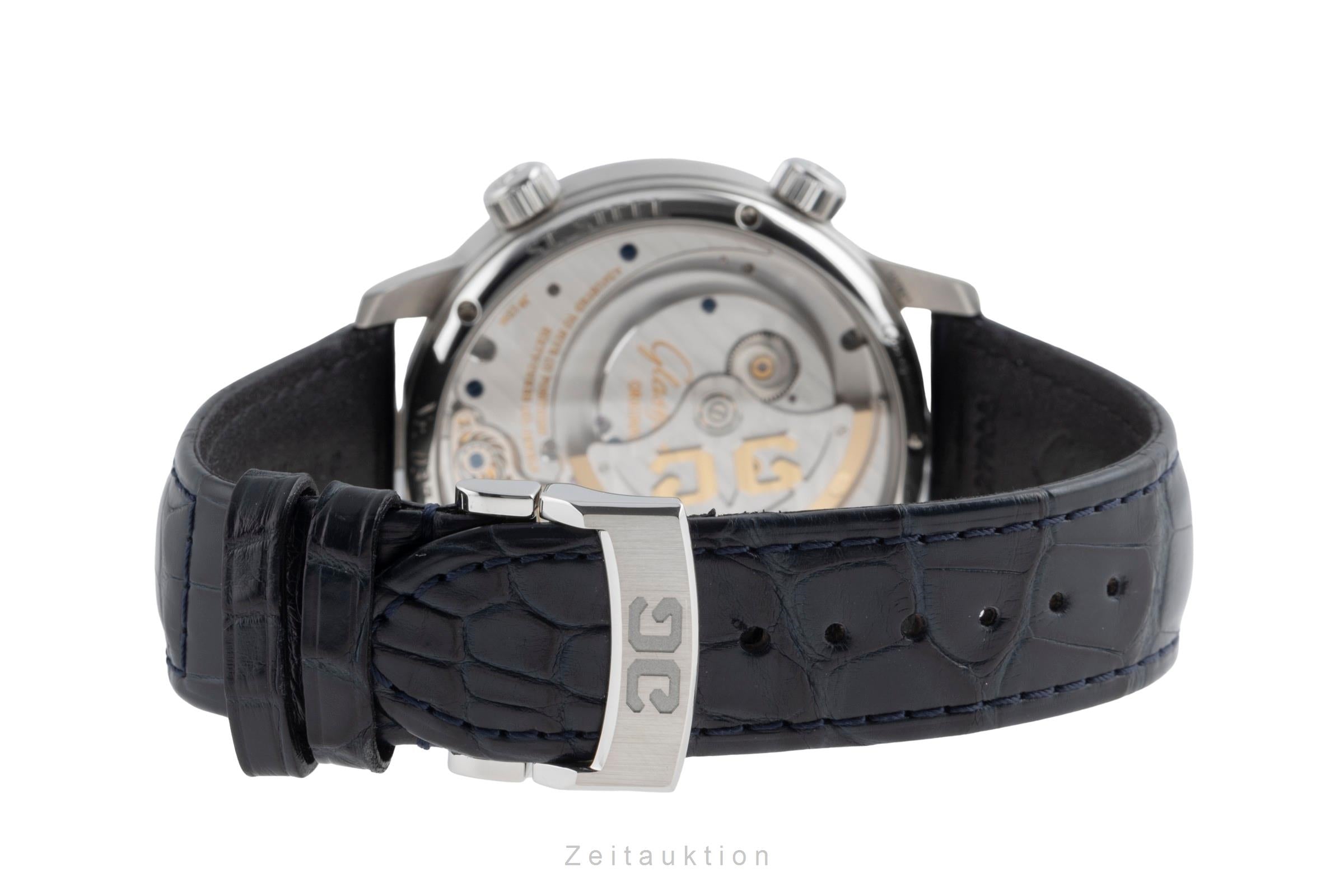 Glashütte Senator Cosmopolite Automatik Stahl Ref. 1-89-02-03-02-30 B&P 2020 [2504838]