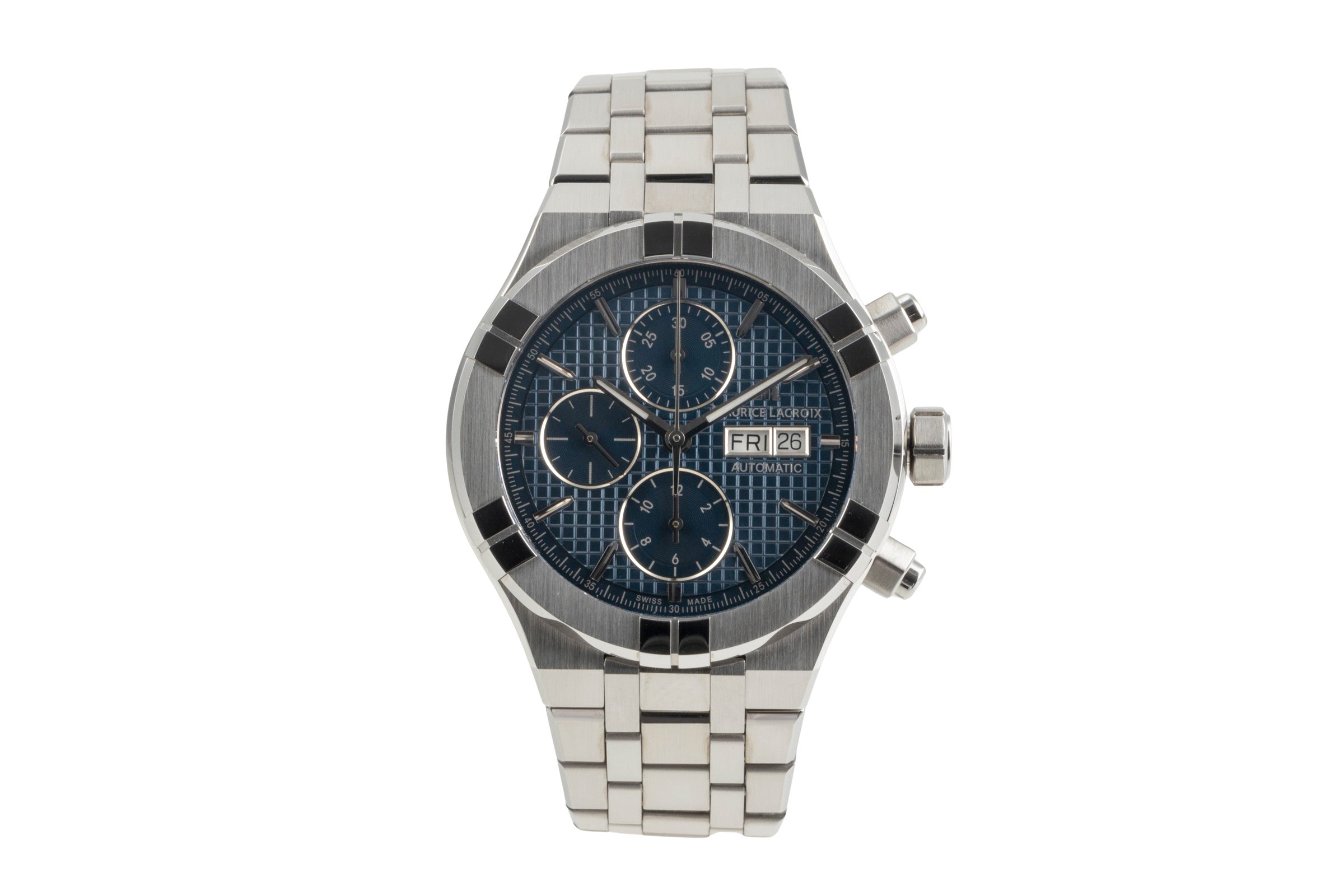 Maurice Lacroix Aikon chronograph steel automatic Kal. ML112 Ref