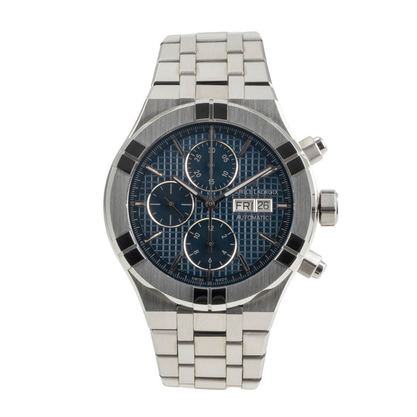 Maurice Lacroix Aikon Automatik Chronograph 44mm A16038-5502-430-1 B&P 2023 [2504839]
