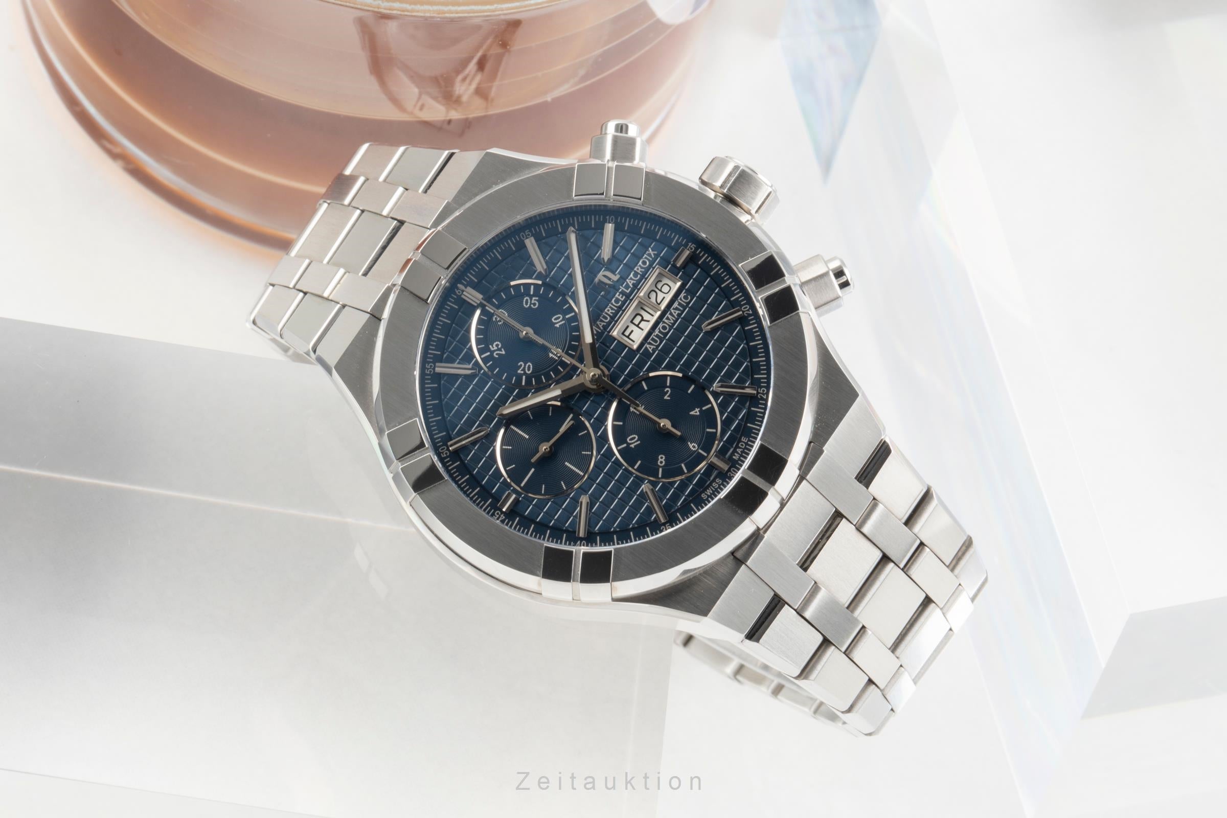 Maurice Lacroix Aikon chronograph steel automatic Kal. ML112 Ref