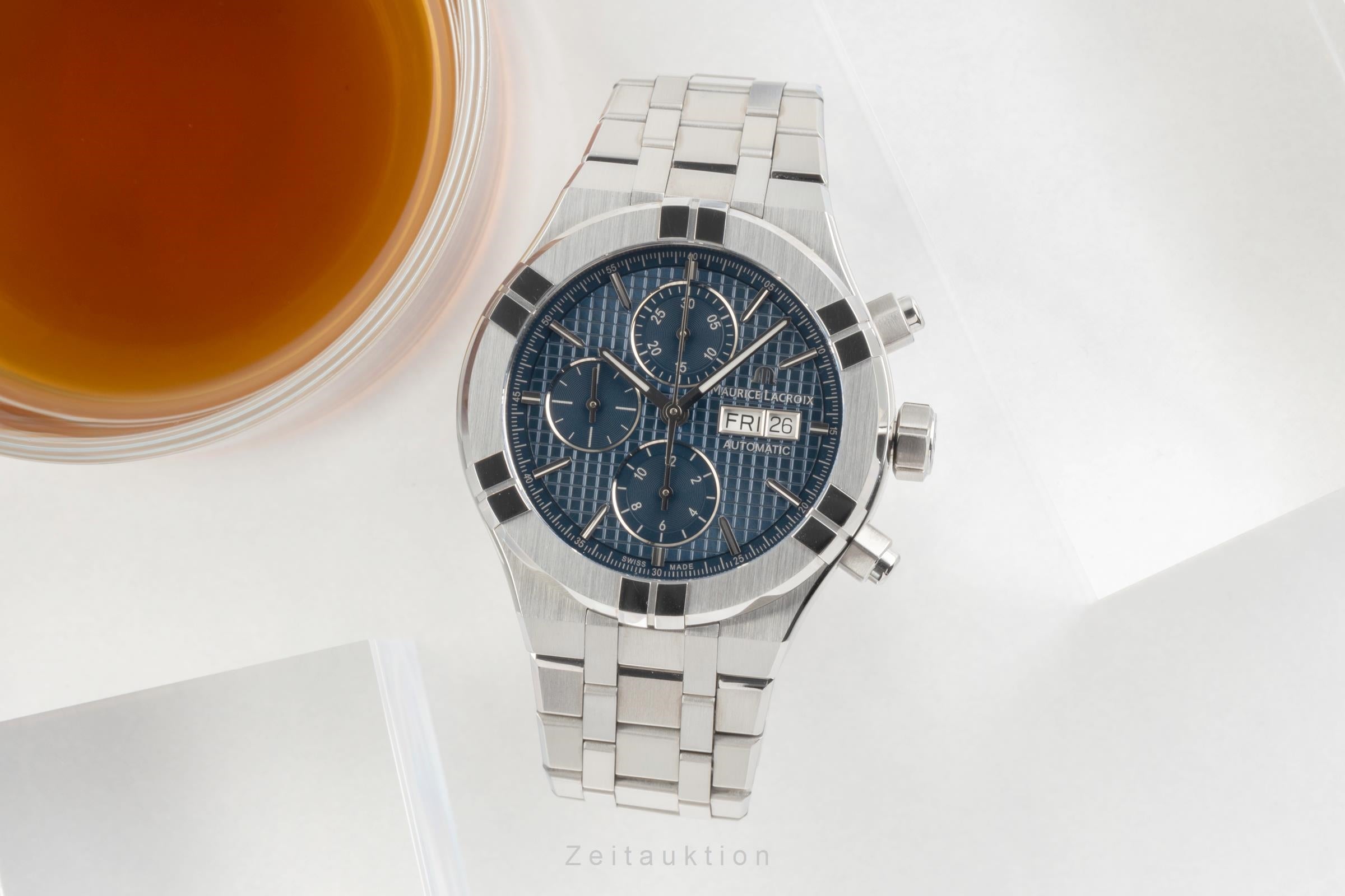 Maurice Lacroix Aikon chronograph steel automatic Kal. ML112 Ref