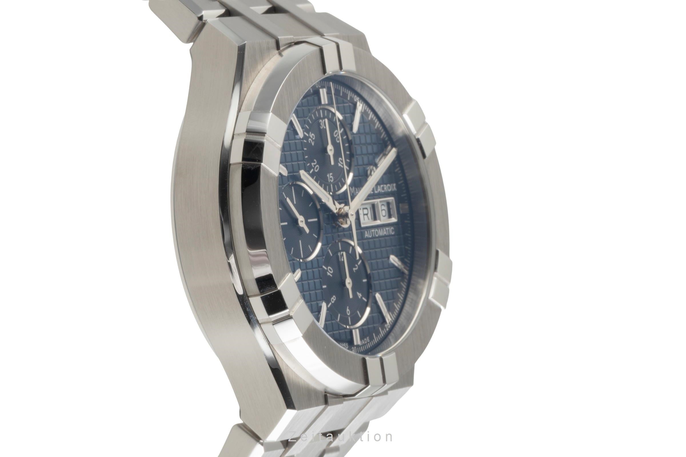 Maurice Lacroix Aikon chronograph steel automatic Kal. ML112 Ref