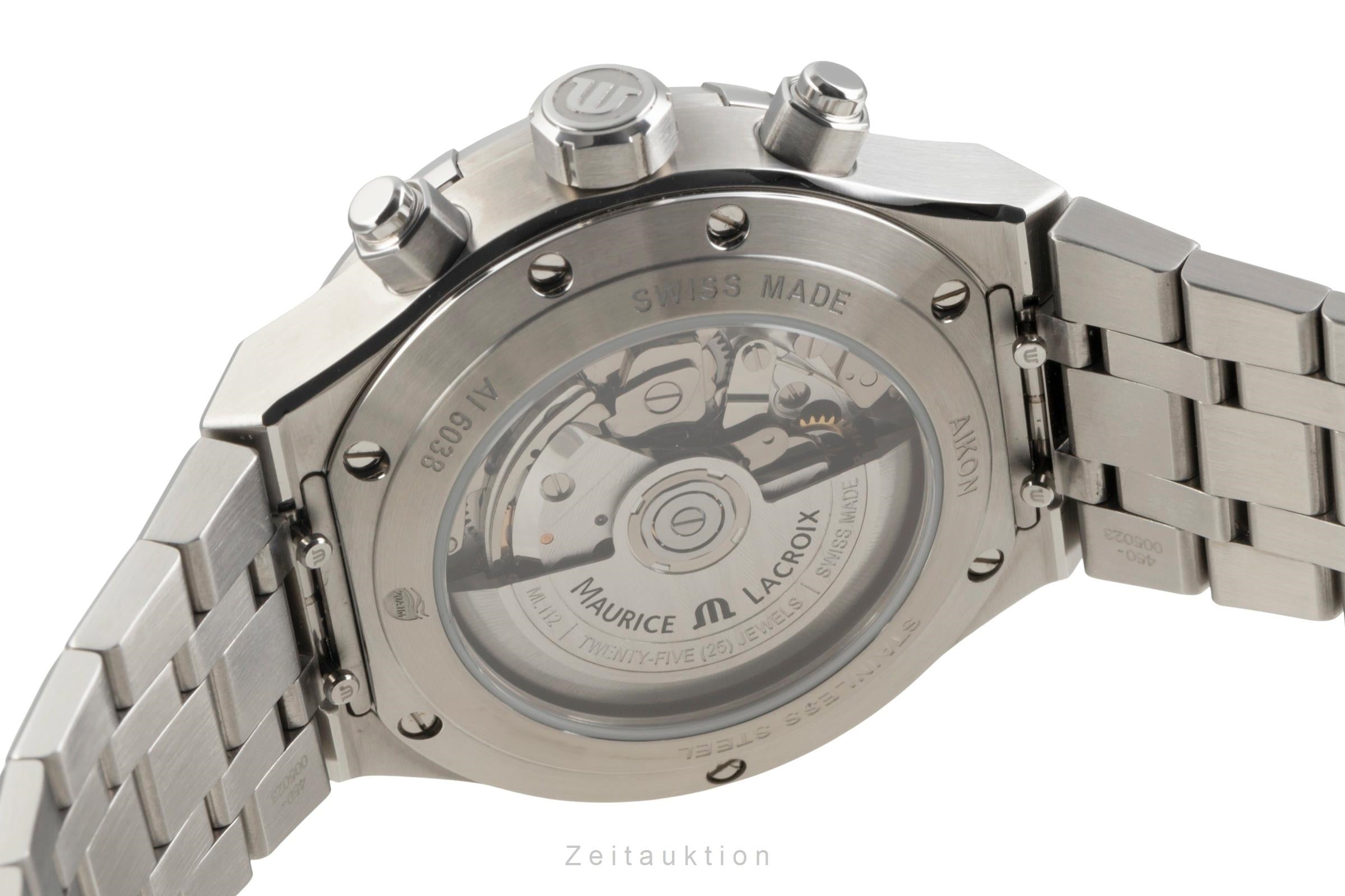 Maurice Lacroix Aikon chronograph steel automatic Kal. ML112 Ref