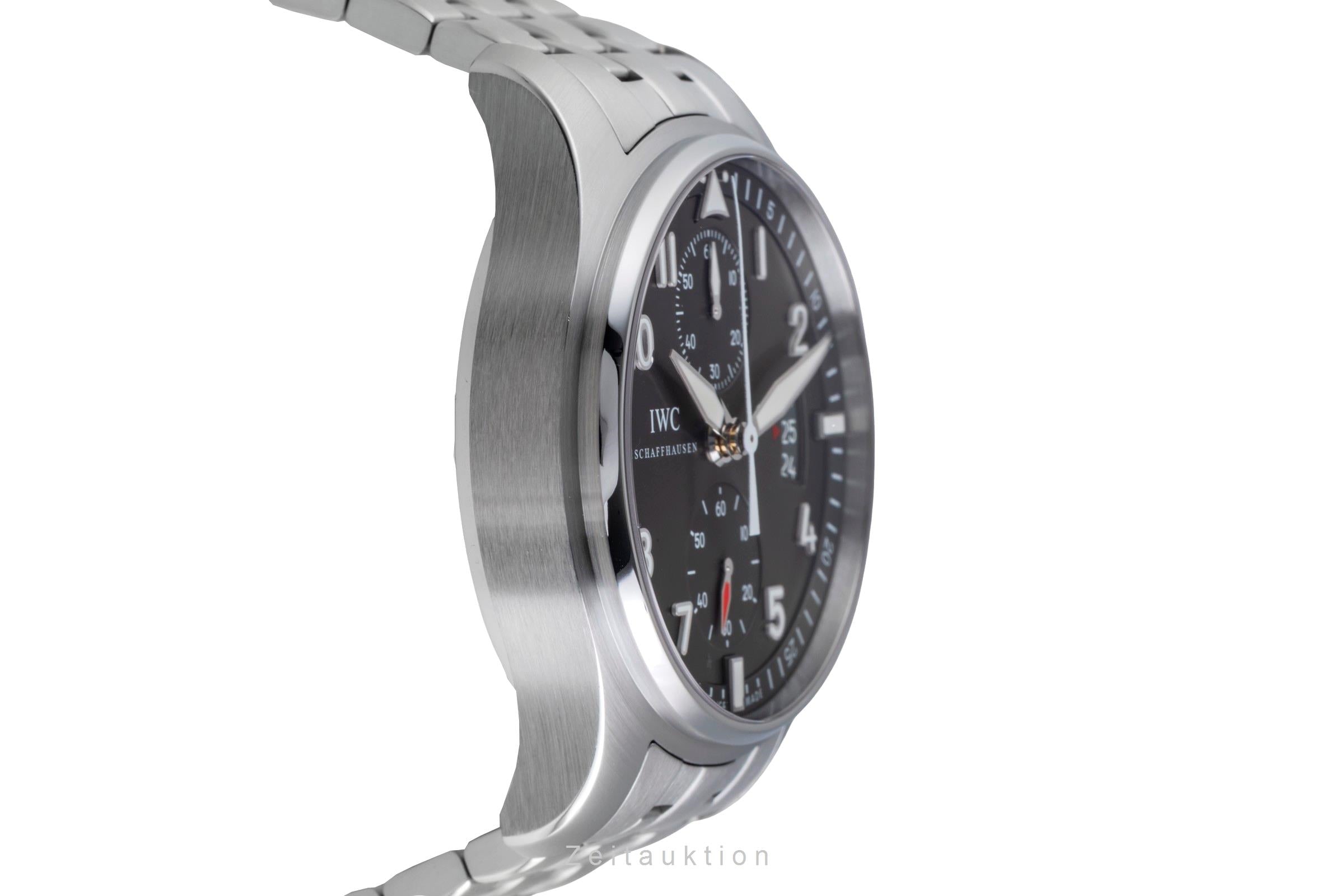 IWC Spitfire cronógrafo acero automático reloj para caballeros IW387804 LP: 8800EUR  [2504843]
