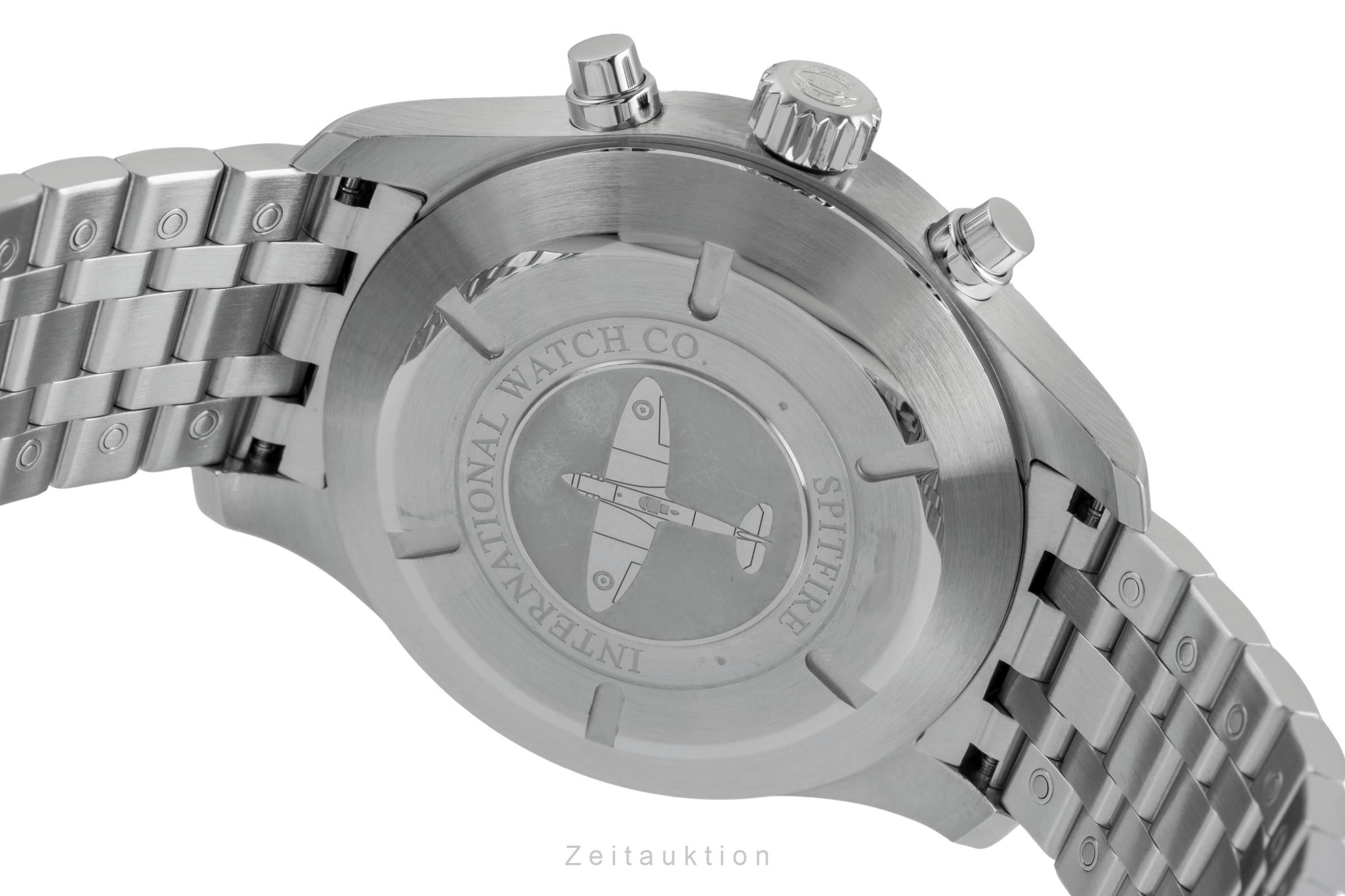 IWC Spitfire cronógrafo acero automático reloj para caballeros IW387804 LP: 8800EUR  [2504843]