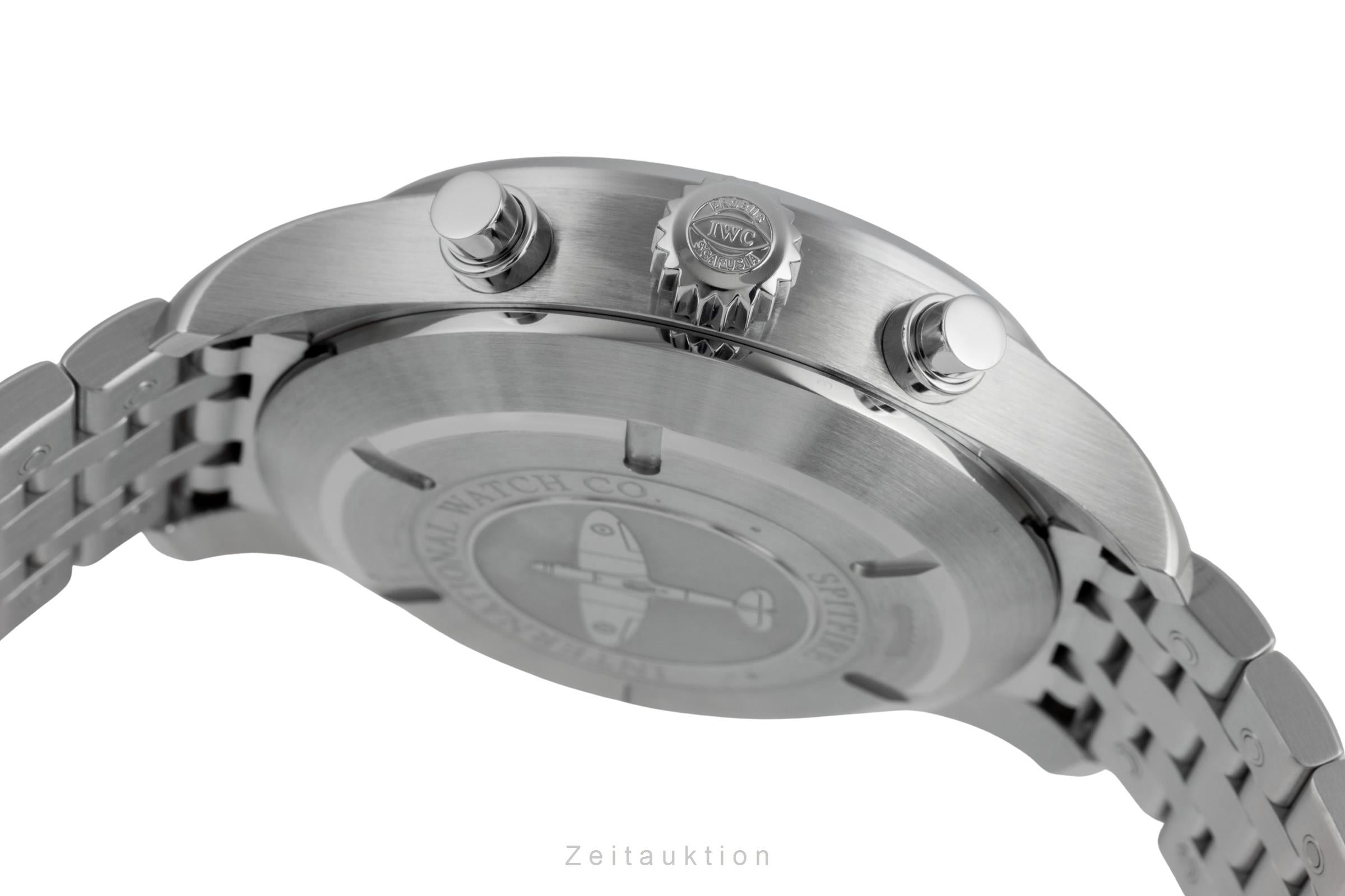 IWC Spitfire cronógrafo acero automático reloj para caballeros IW387804 LP: 8800EUR  [2504843]
