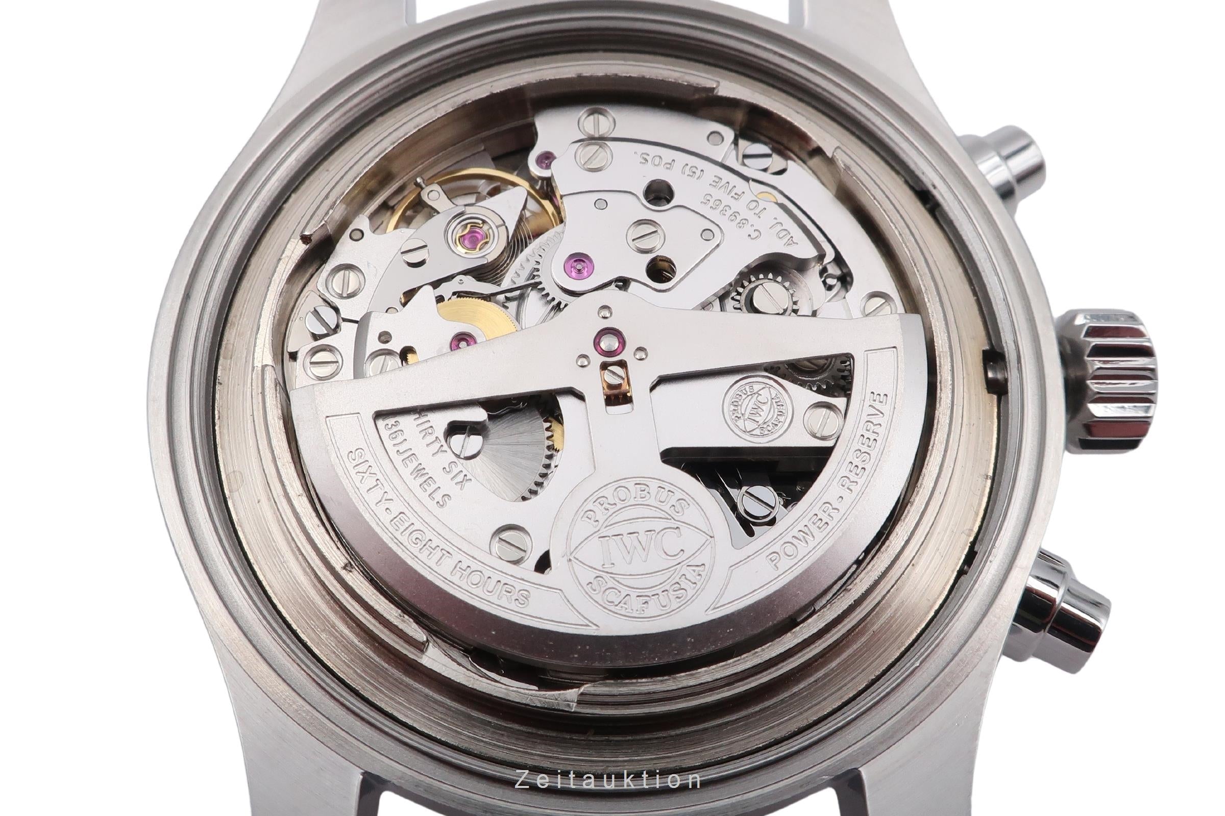 IWC Spitfire cronógrafo acero automático reloj para caballeros IW387804 LP: 8800EUR  [2504843]