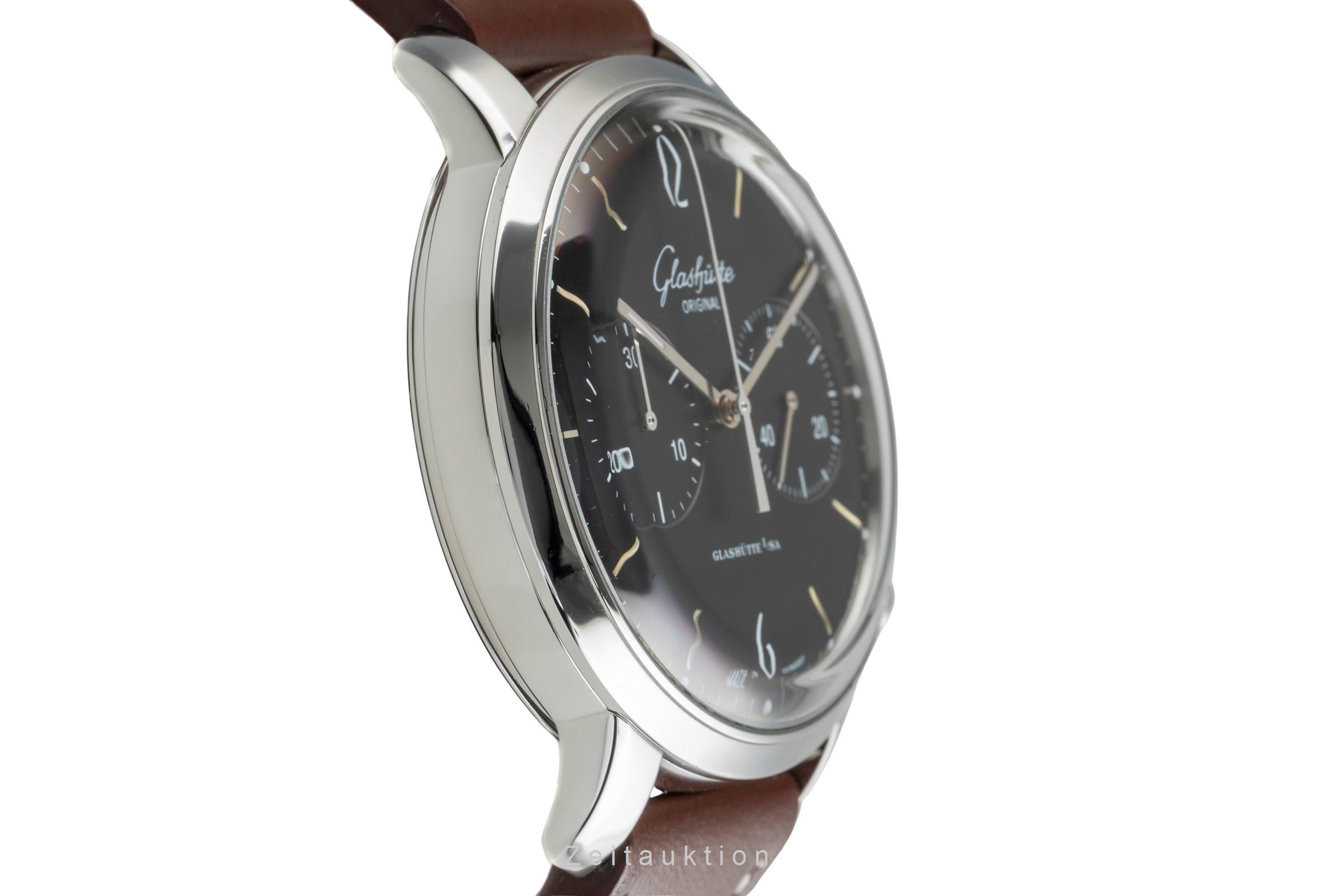 Glashütte Senator Sixties cronógrafo acero automático reloj para caballeros 1-39-34-02-22-04  [2504844]