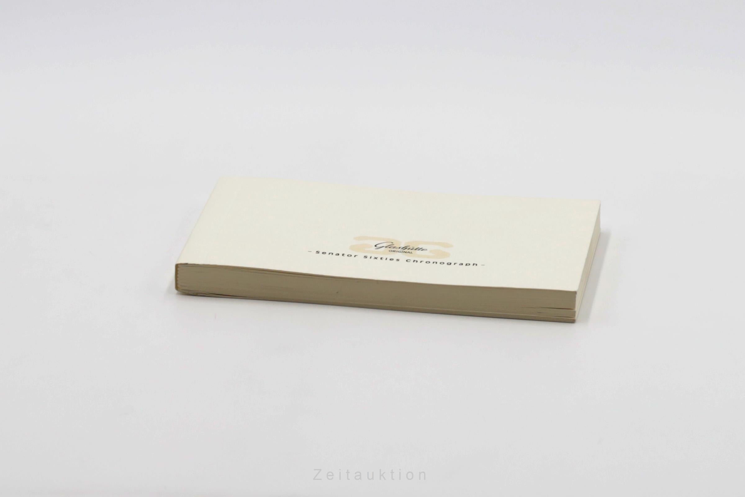 Glashütte Senator Sixties cronógrafo acero automático reloj para caballeros 1-39-34-02-22-04  [2504844]