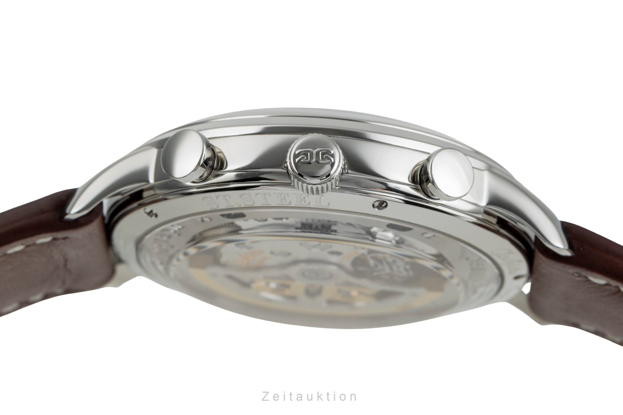 Glashütte Senator Sixties cronógrafo acero automático reloj para caballeros 1-39-34-02-22-04  [2504844]