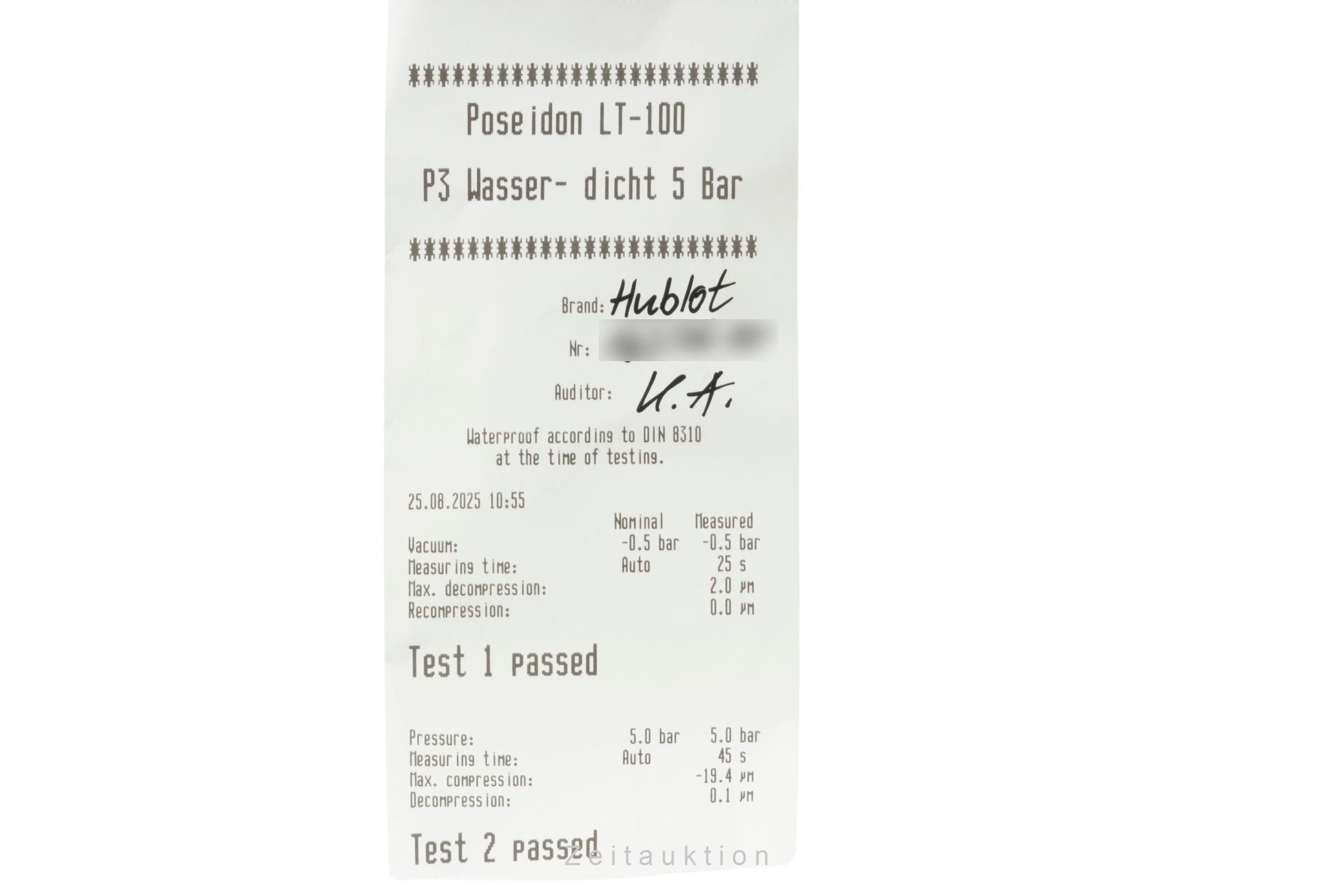 Hublot Classic Fusion titane  automatique montre pour hommes 565.NX.7170.LR  [2504845]