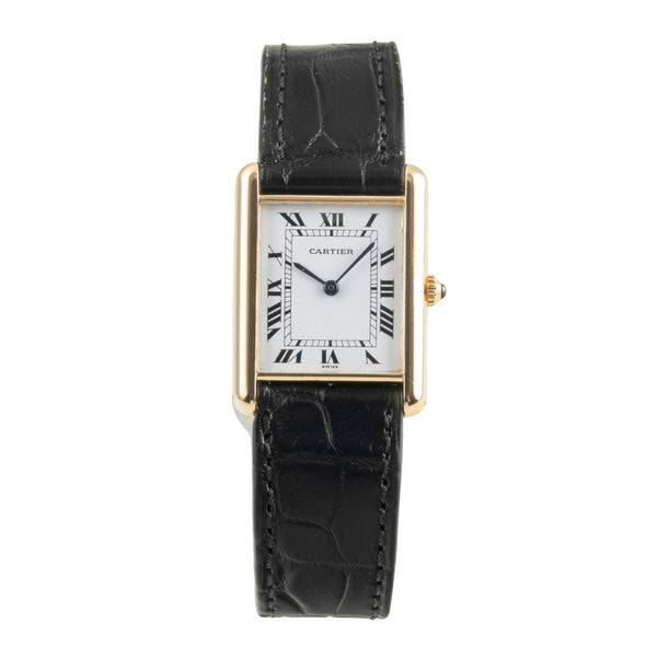 Cartier Tank or 18 ct quartz montre pour hommes M 2000  [2504847]