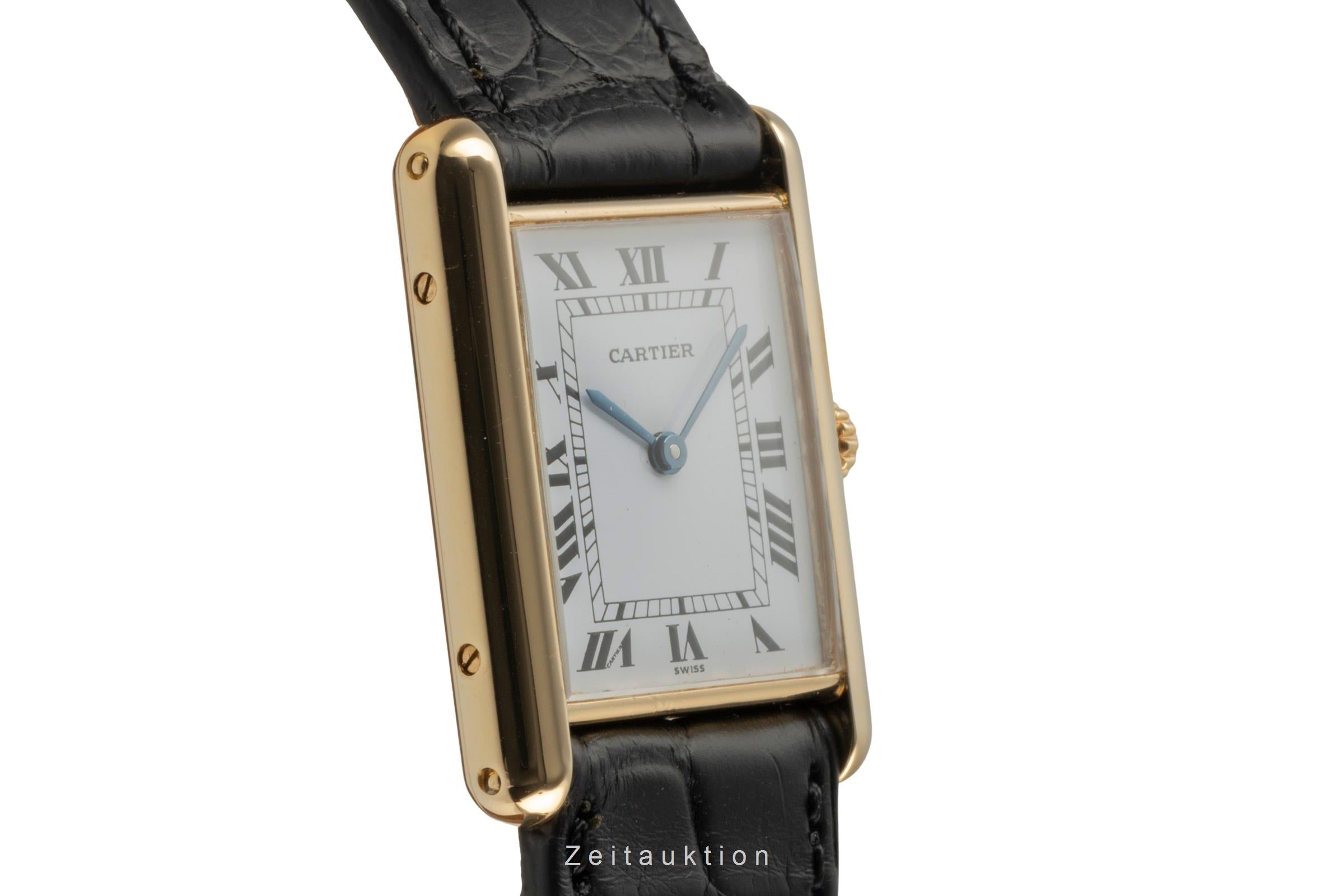 Cartier Tank or 18 ct quartz montre pour hommes M 2000  [2504847]