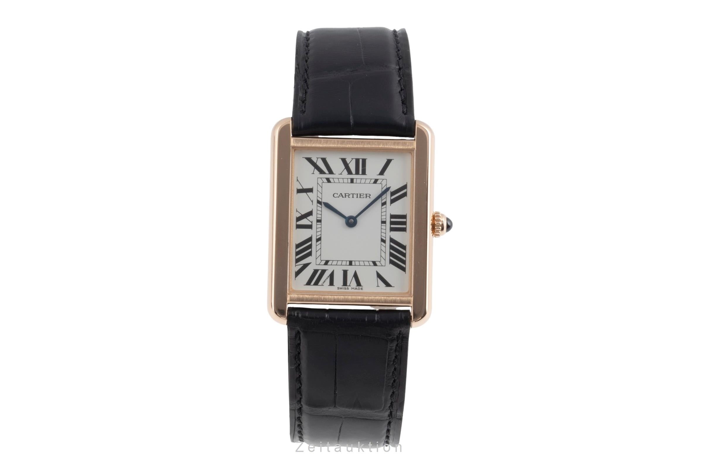 Cartier Tank or 18 ct quartz montre pour hommes W5200025  [2504848]