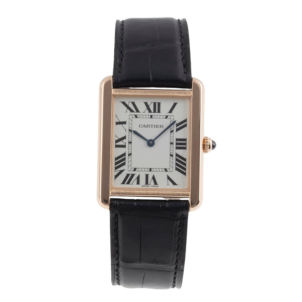 Cartier Tank or 18 ct quartz montre pour hommes W5200025  [2504848]