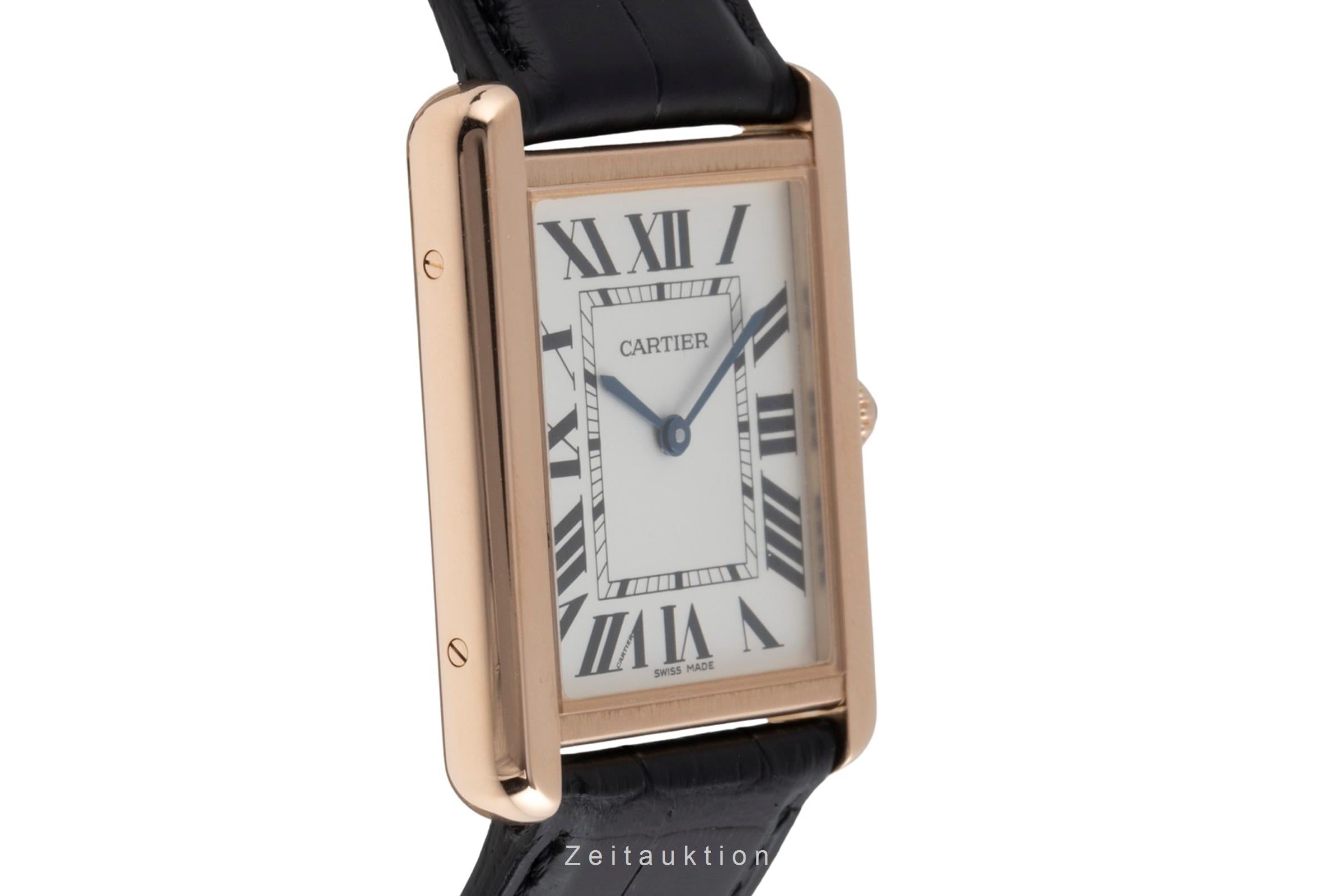 Cartier Tank or 18 ct quartz montre pour hommes W5200025  [2504848]