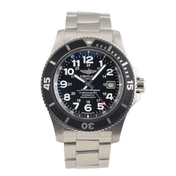Breitling Superocean II 44 Black Automatik Stahl Ref. A17392D7/BD68 B&P 2017 [2504849]