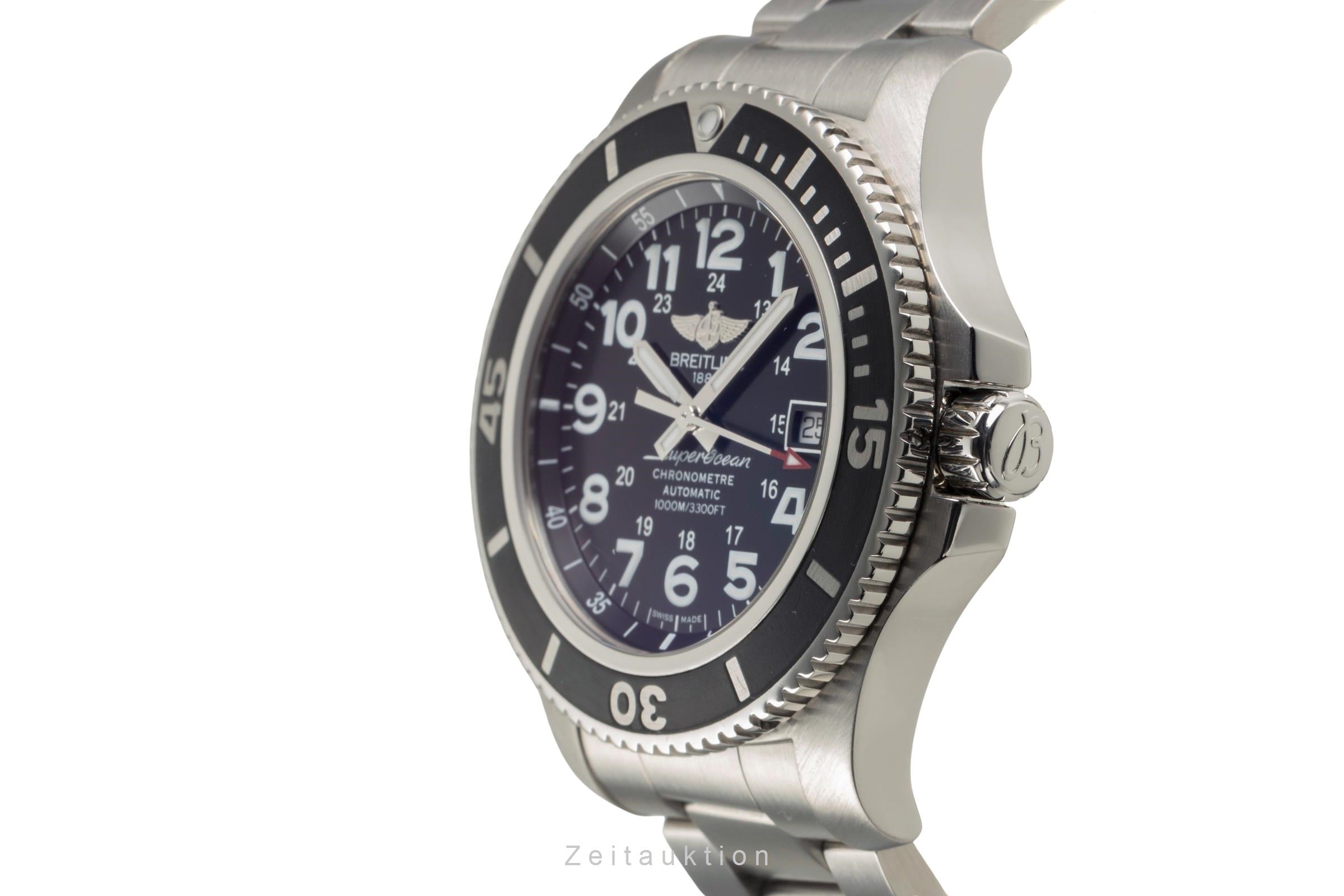 Breitling Superocean II 44 Black Automatik Stahl Ref. A17392D7/BD68 B&P 2017 [2504849]