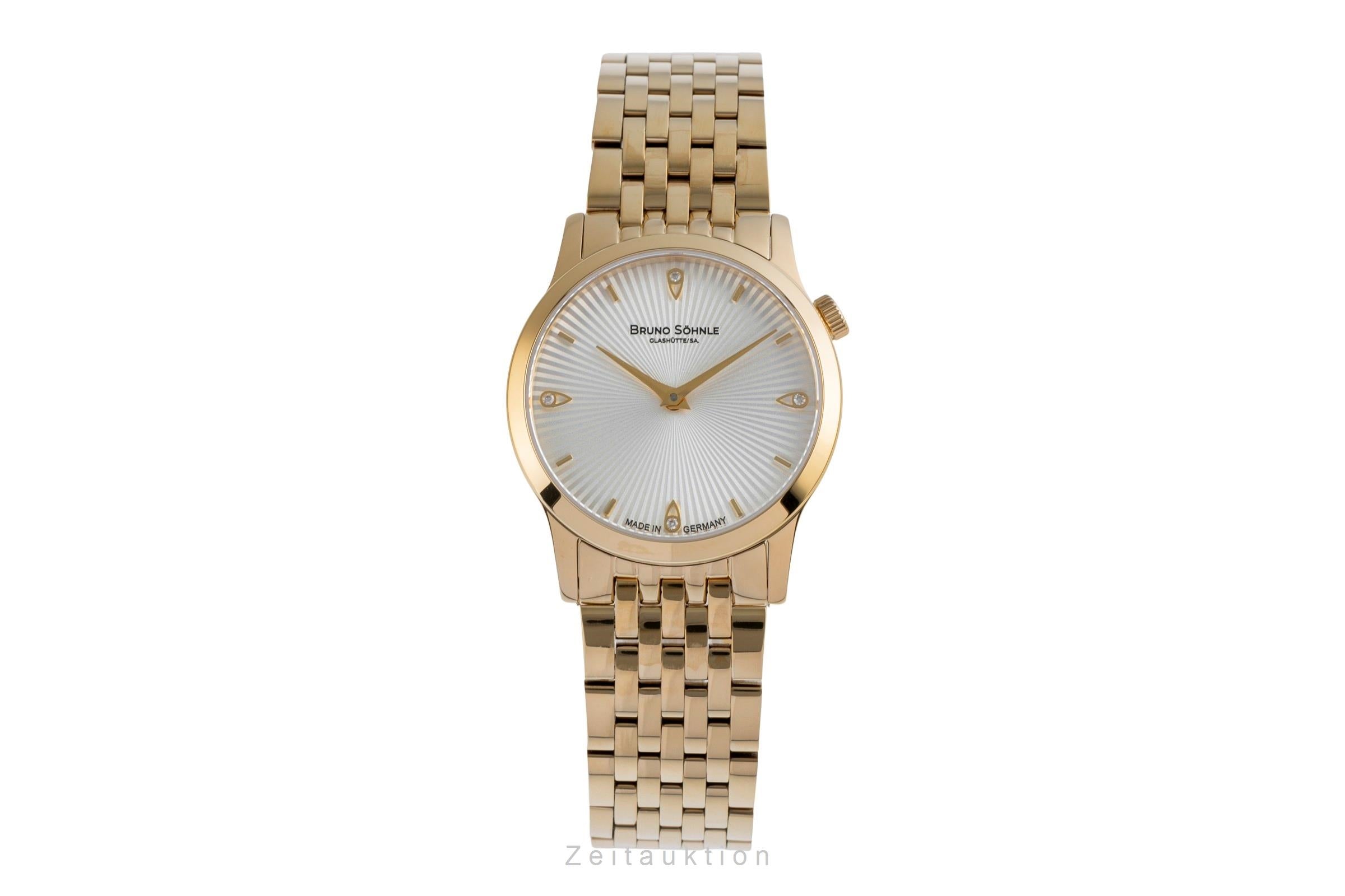 Bruno Söhnle Glashütte Bologna IV acciaio / dorato quarzo orologio da donna 17-33231-240  [2504853]