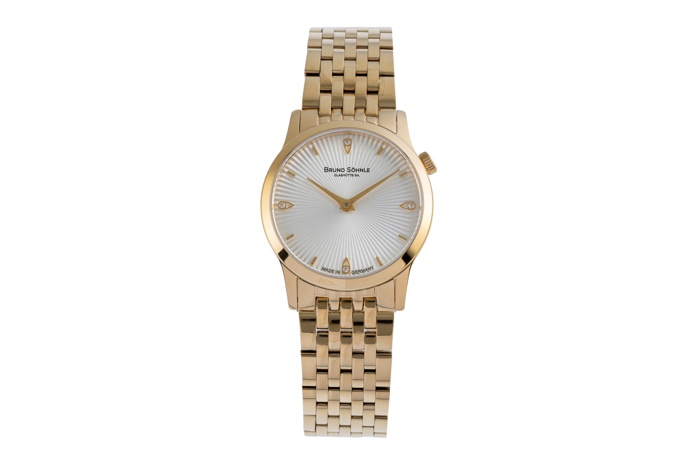 Bruno Söhnle Glashütte Bologna IV acier / doré quartz montre pour femmes 17-33231-240  [2504853]