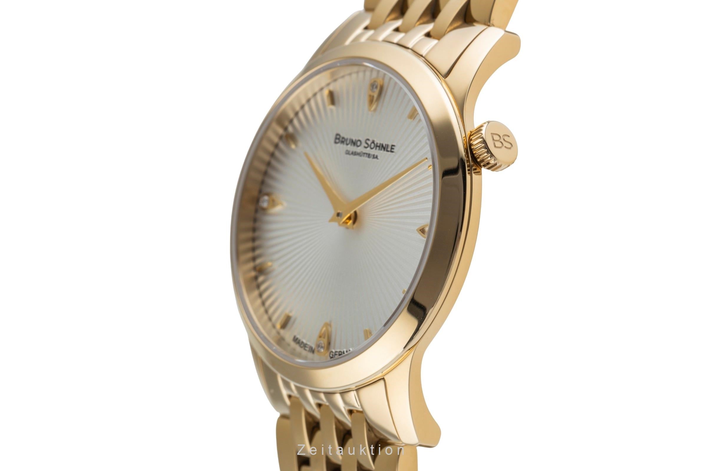 Bruno Söhnle Glashütte Bologna IV acciaio / dorato quarzo orologio da donna 17-33231-240  [2504853]