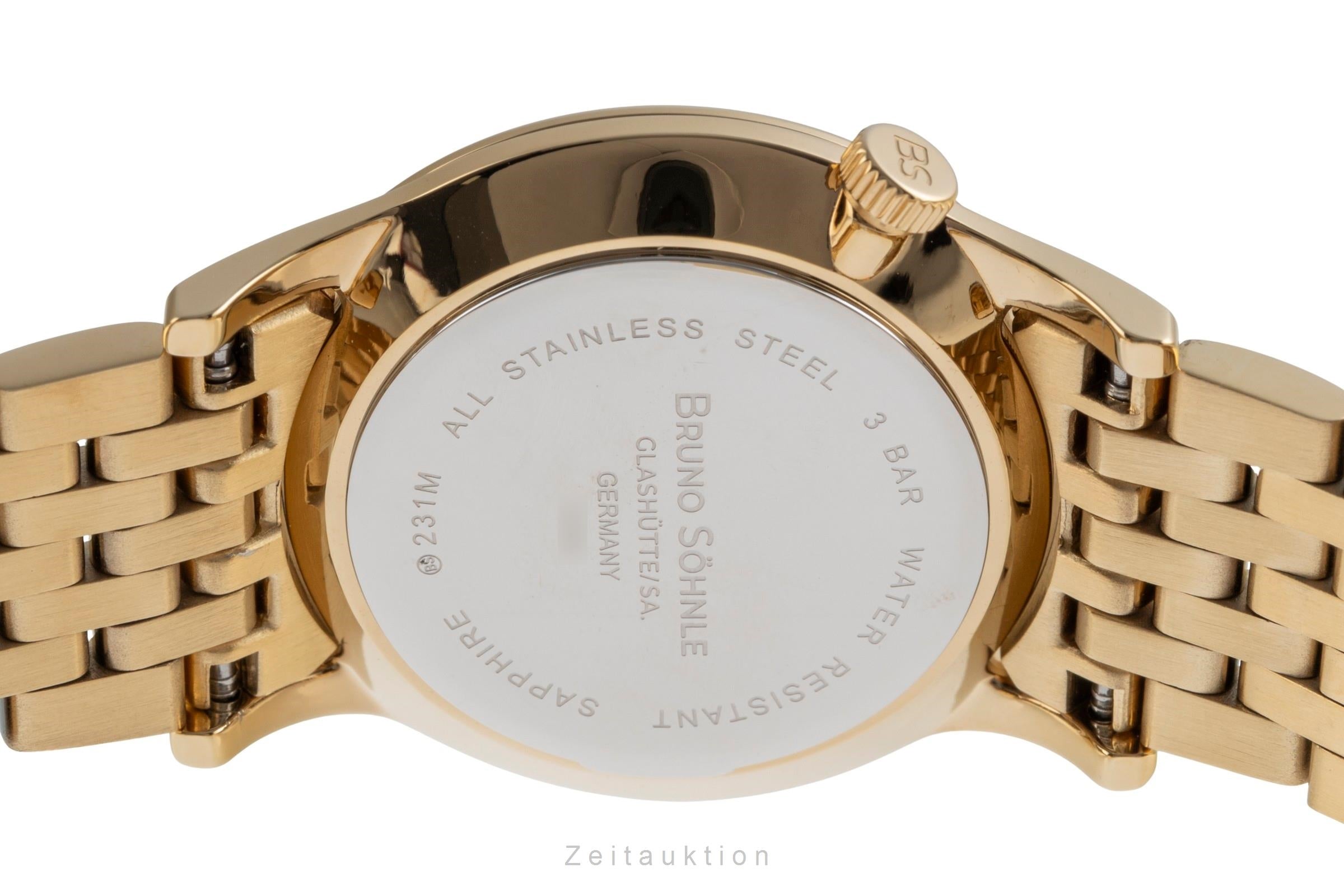 Bruno Söhnle Glashütte Bologna IV acciaio / dorato quarzo orologio da donna 17-33231-240  [2504853]
