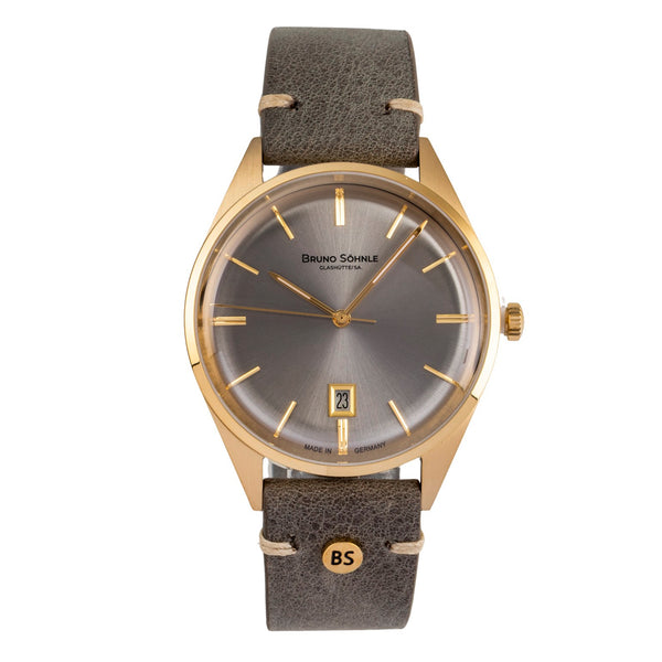 Bruno Söhnle Glashütte Merano acero / banado en oro cuarzo reloj para caballeros 17-33232-241  [2504854]