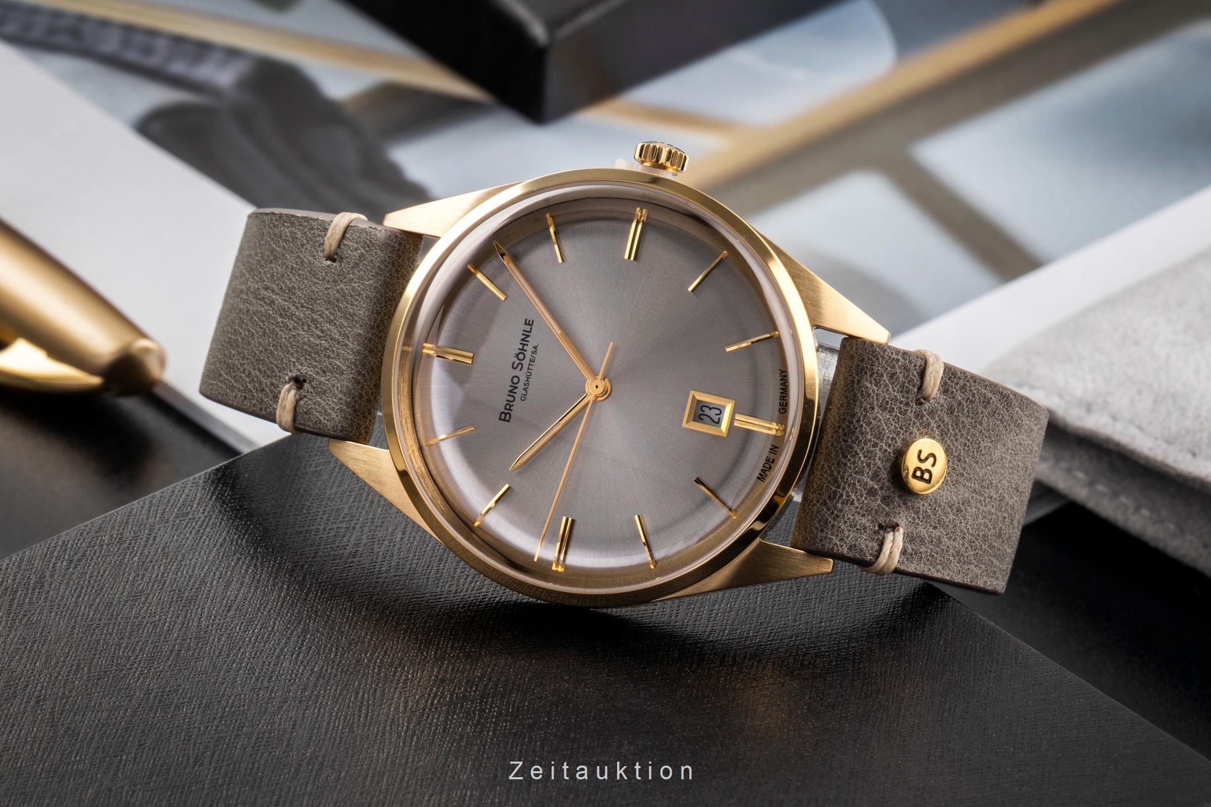 Bruno Söhnle Glashütte Merano acero / banado en oro cuarzo reloj para caballeros 17-33232-241  [2504854]