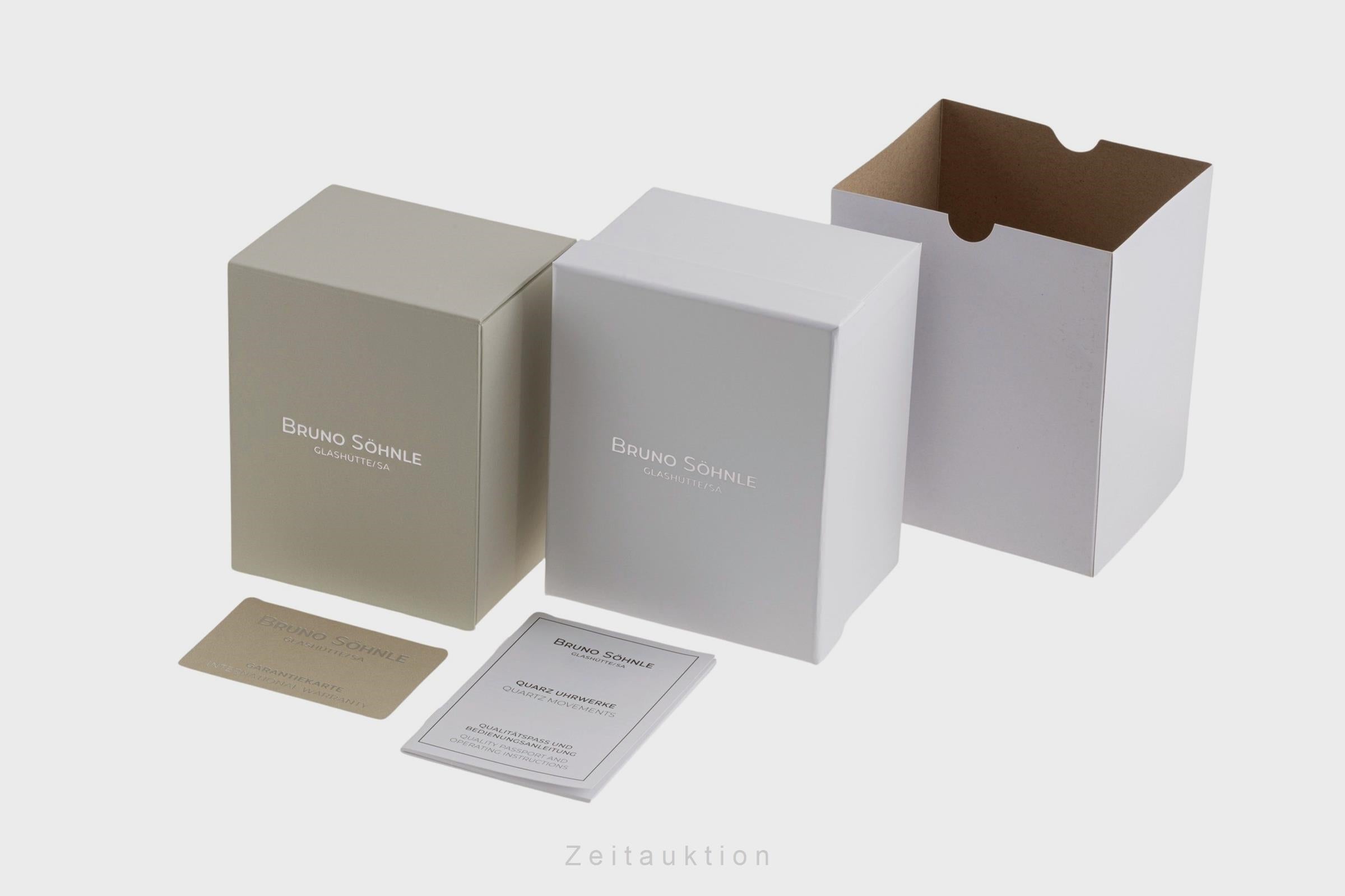 Bruno Söhnle Glashütte Merano acero / banado en oro cuarzo reloj para caballeros 17-33232-241  [2504854]