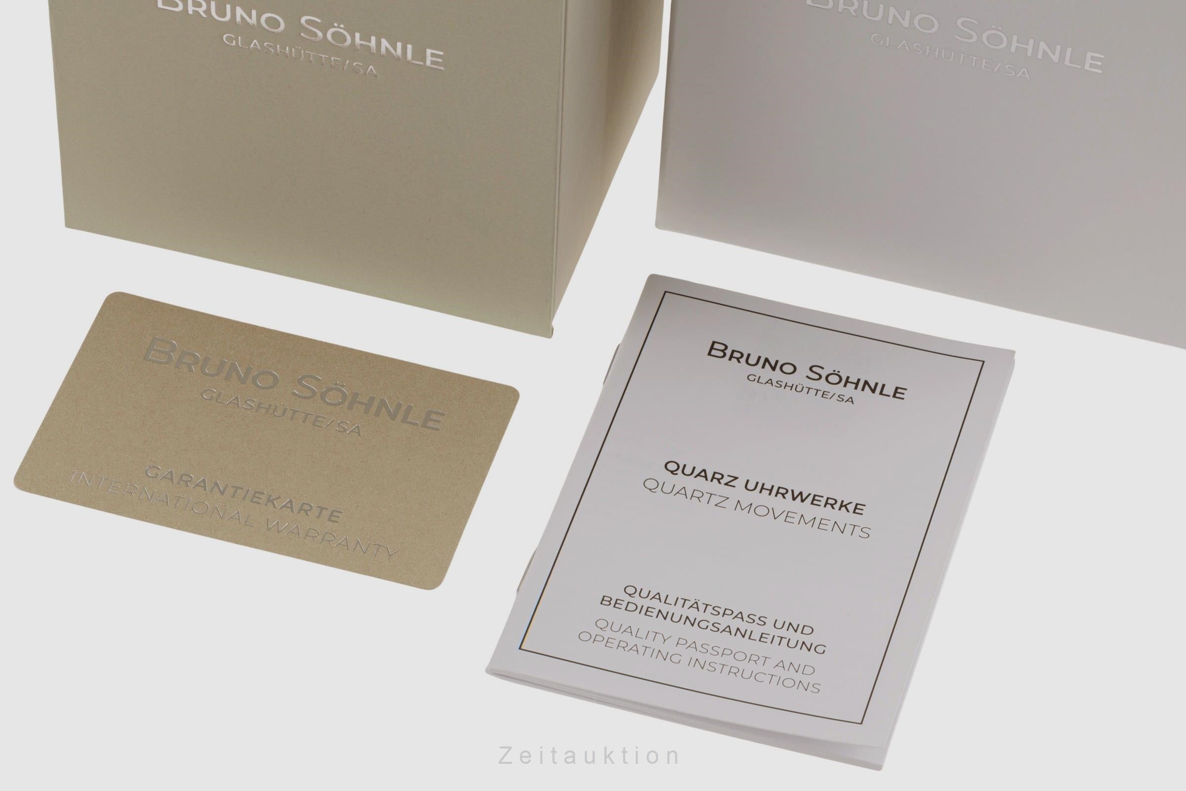 Bruno Söhnle Glashütte Merano acero / banado en oro cuarzo reloj para caballeros 17-33232-241  [2504854]