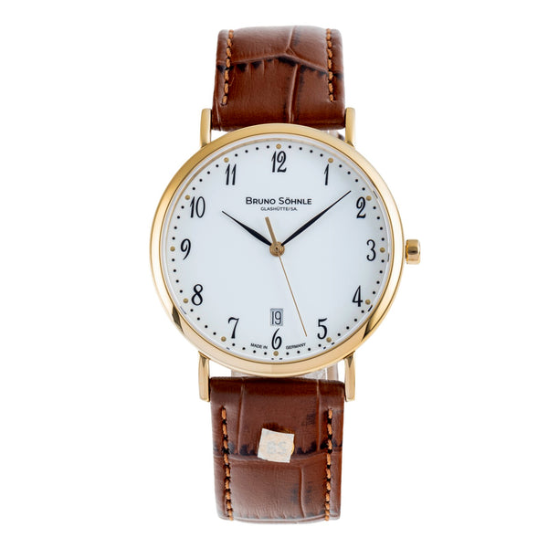 Bruno Söhnle Glashütte Nabucco acero / banado en oro cuarzo reloj para caballeros 17-33085-921  [2504855]