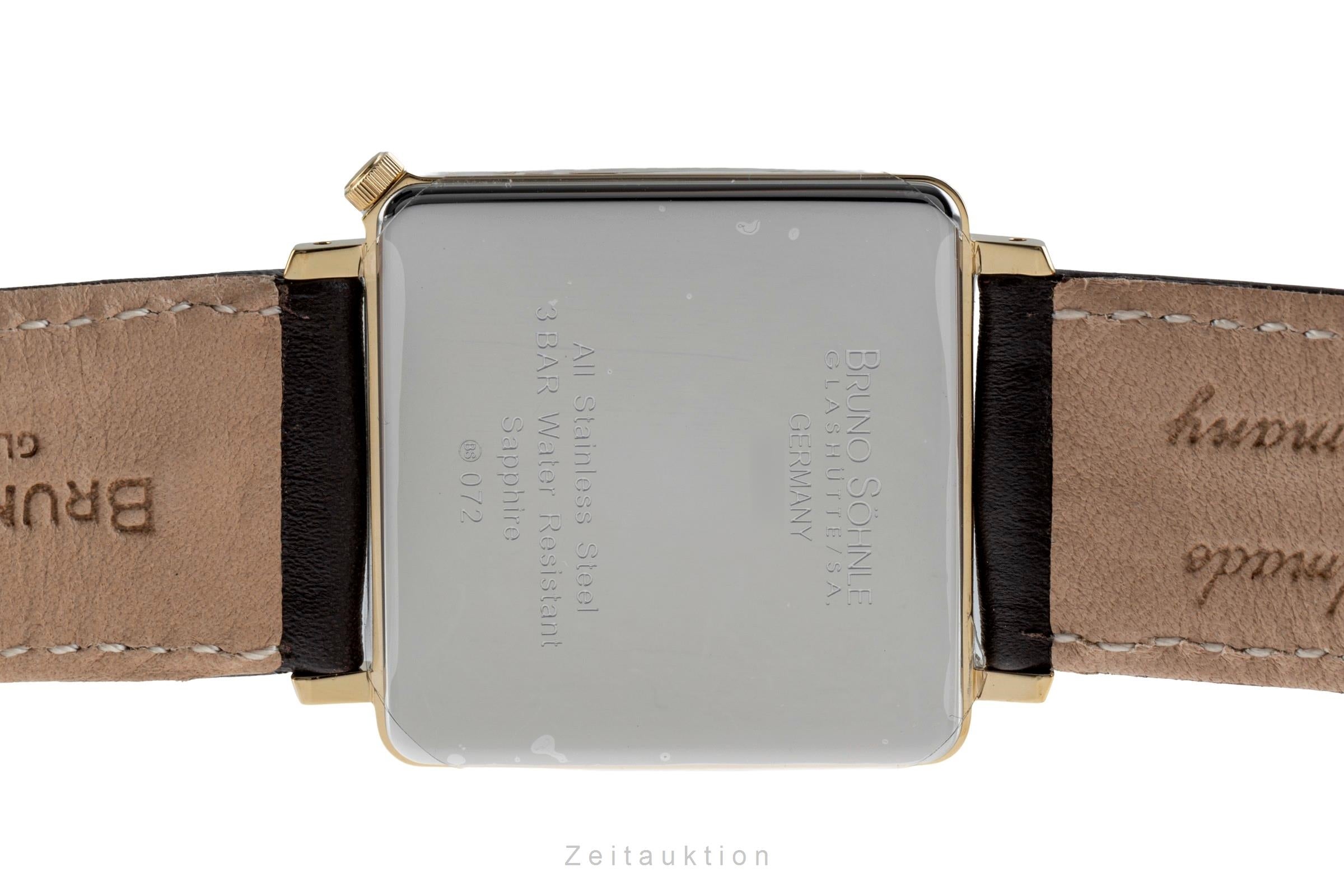 Bruno Söhnle Glashütte Rondo III Big acero / banado en oro cuarzo reloj para caballeros 17-33072-241  [2504856]