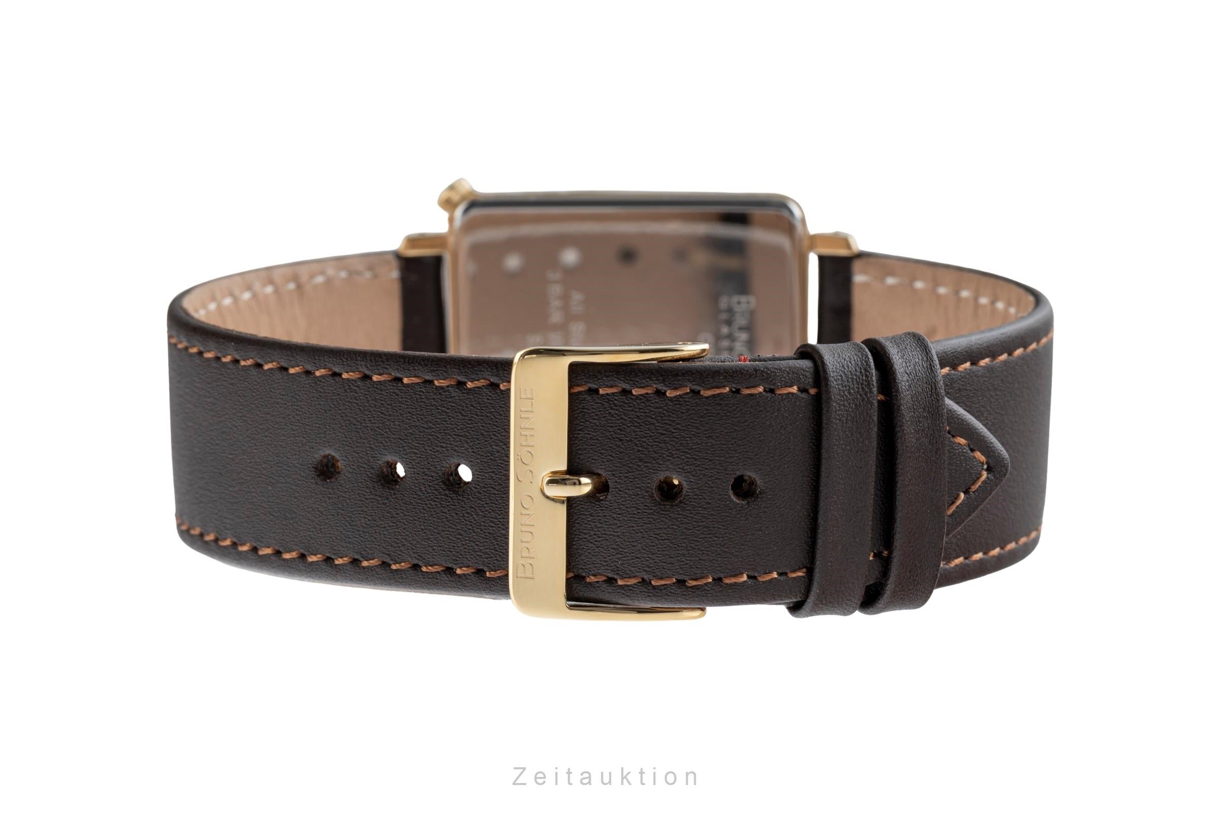 Bruno Söhnle Glashütte Rondo III Big acero / banado en oro cuarzo reloj para caballeros 17-33072-241  [2504856]