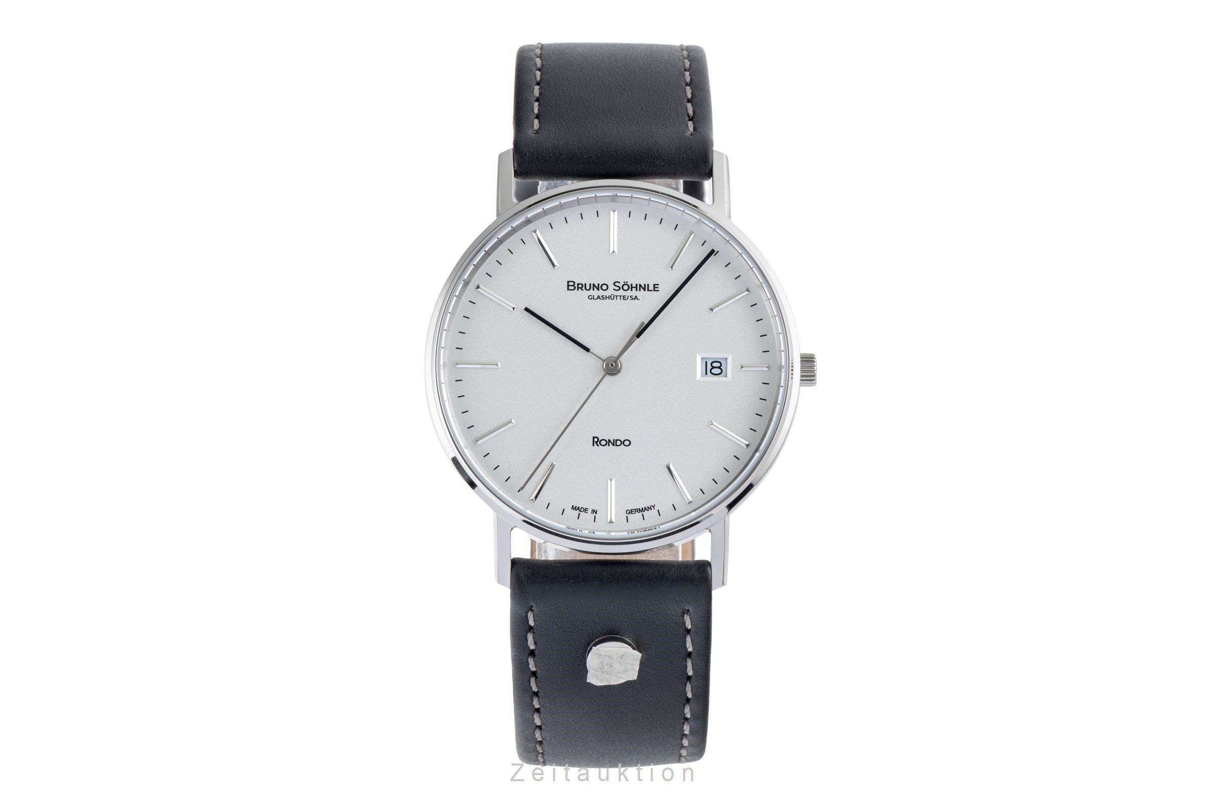 Bruno Söhnle Glashütte Rondo acier quartz montre pour hommes 17-13105-241  [2504858]