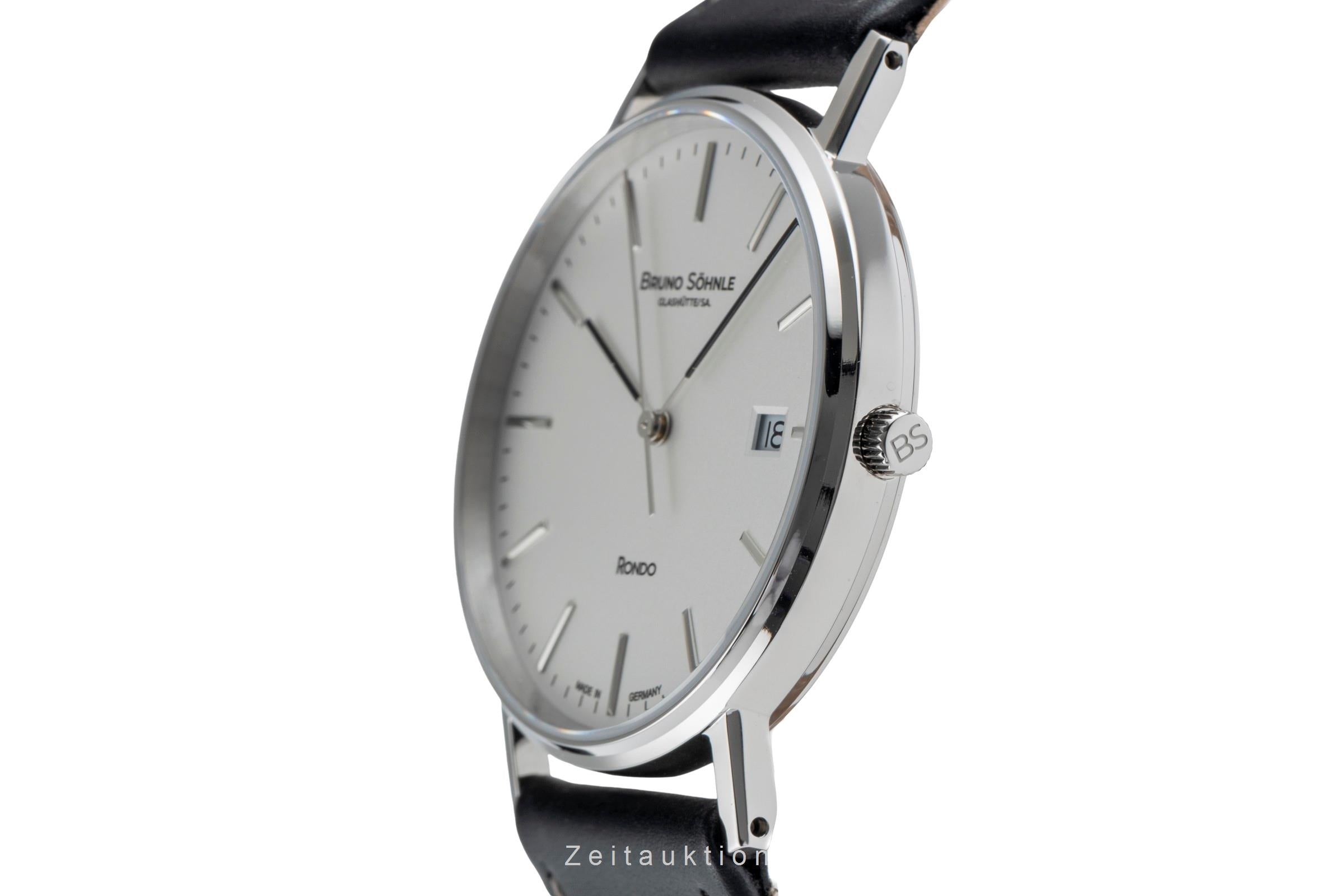 Bruno Söhnle Glashütte Rondo acier quartz montre pour hommes 17-13105-241  [2504858]