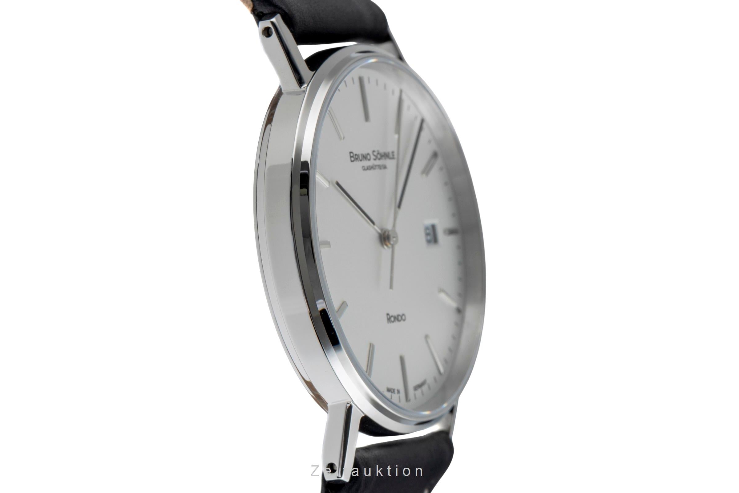Bruno Söhnle Glashütte Rondo acier quartz montre pour hommes 17-13105-241  [2504858]