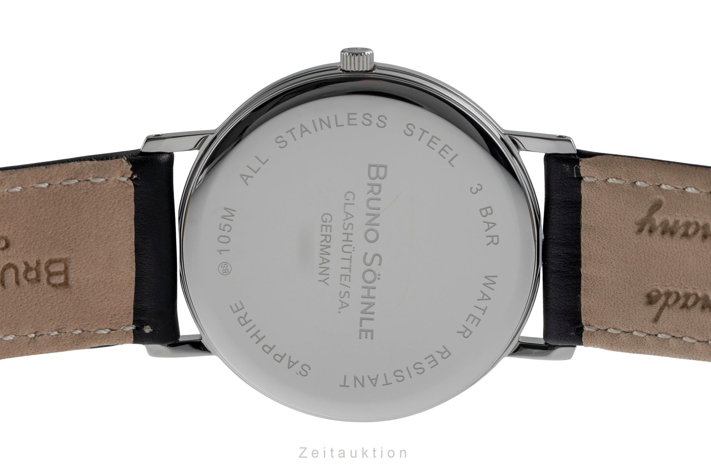 Bruno Söhnle Glashütte Rondo acier quartz montre pour hommes 17-13105-241  [2504858]