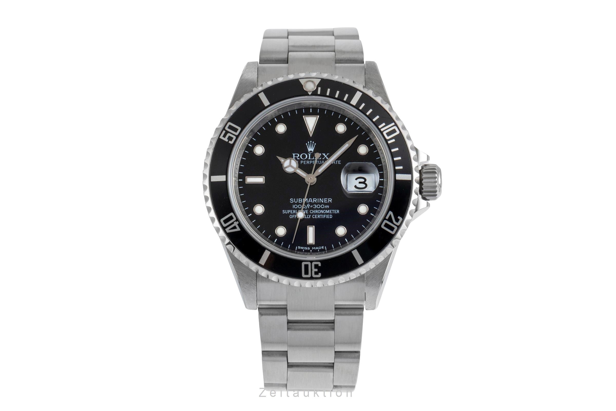 Rolex Submariner acero automático reloj para caballeros 16610T  [2504864]