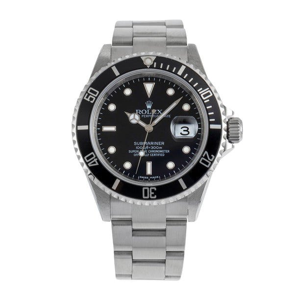 Rolex Submariner acero automático reloj para caballeros 16610T  [2504864]