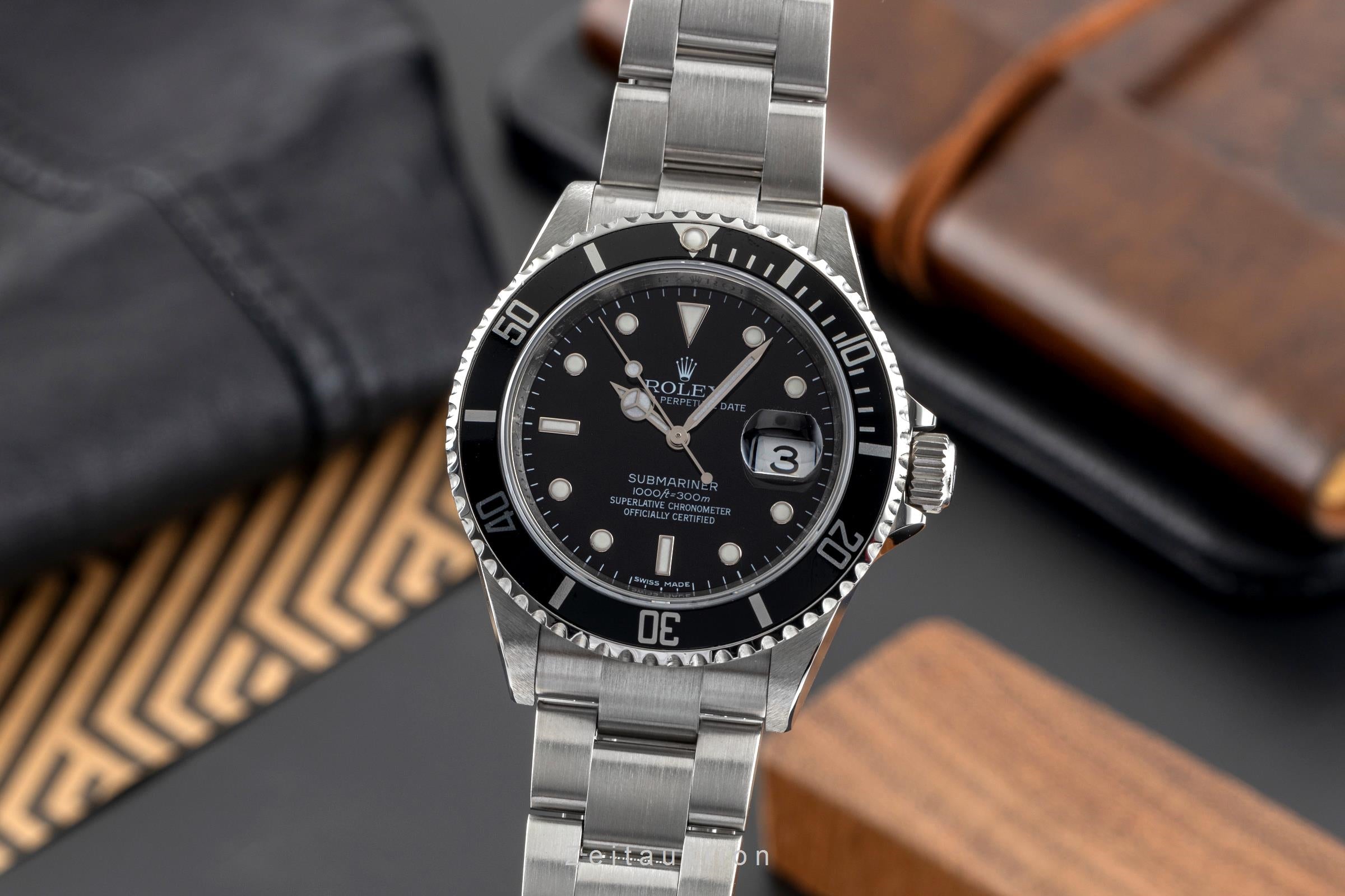 Rolex Submariner acero automático reloj para caballeros 16610T  [2504864]