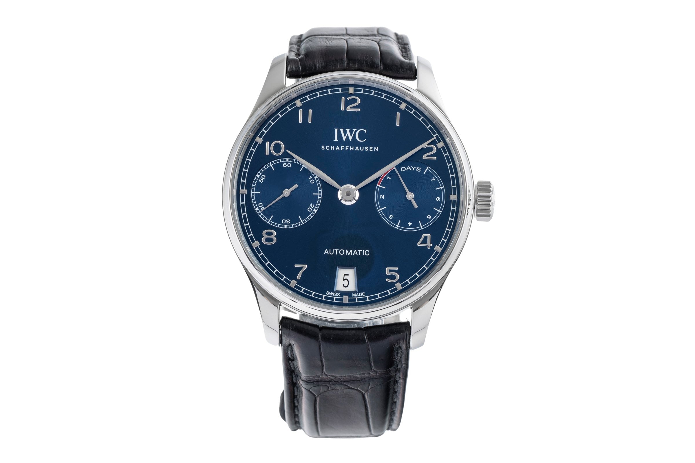 IWC Portugieser acciaio automatismo orologio da uomo IW500710  [2504865]