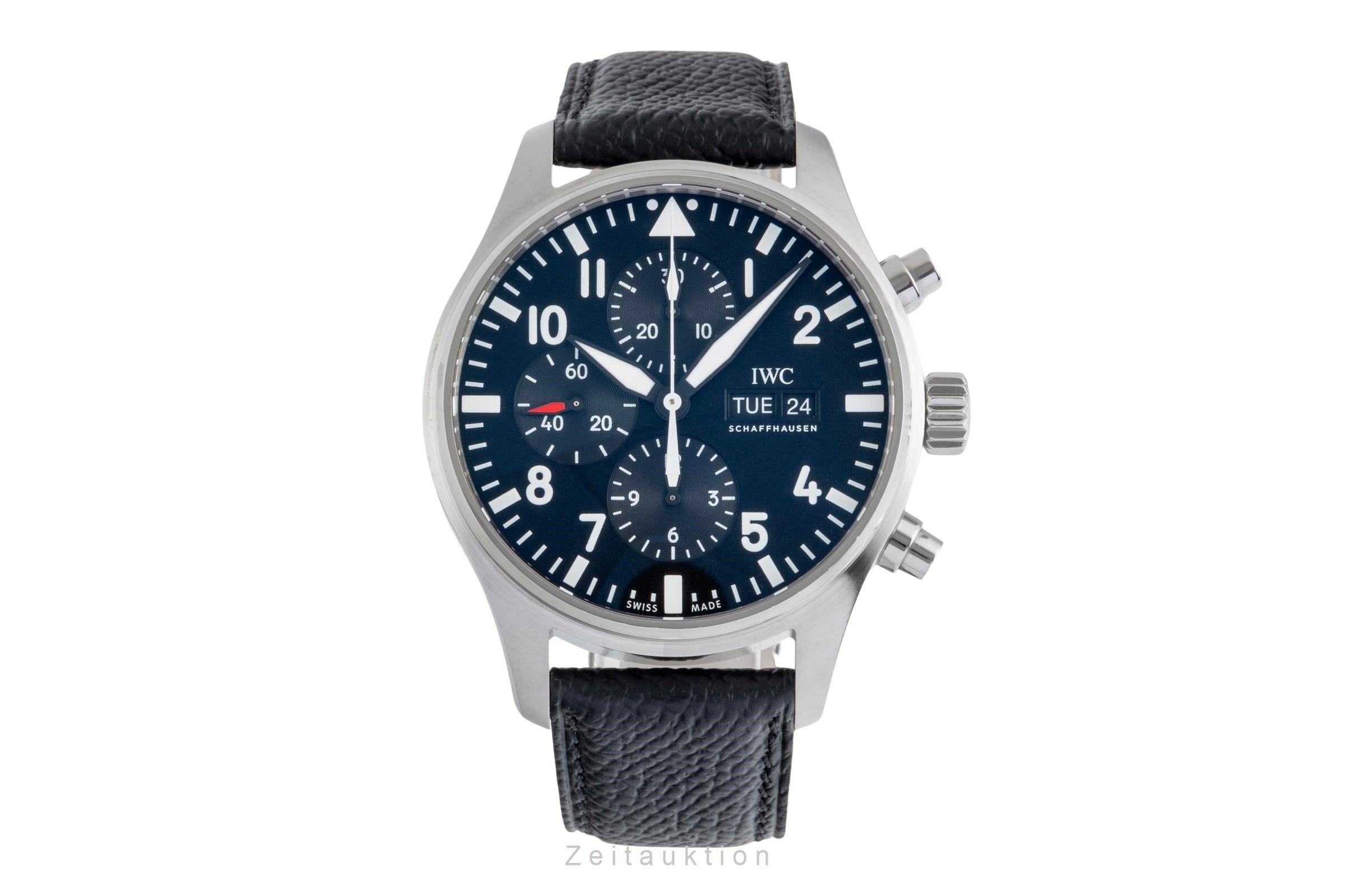 IWC Fliegerchronograph cronografo acciaio automatismo orologio da uomo IW377709 LP: 7300EUR  [2504866]