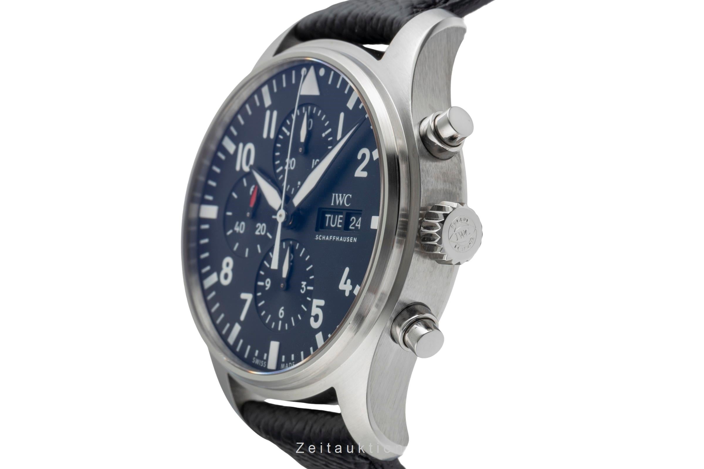 IWC Fliegerchronograph cronografo acciaio automatismo orologio da uomo IW377709 LP: 7300EUR  [2504866]