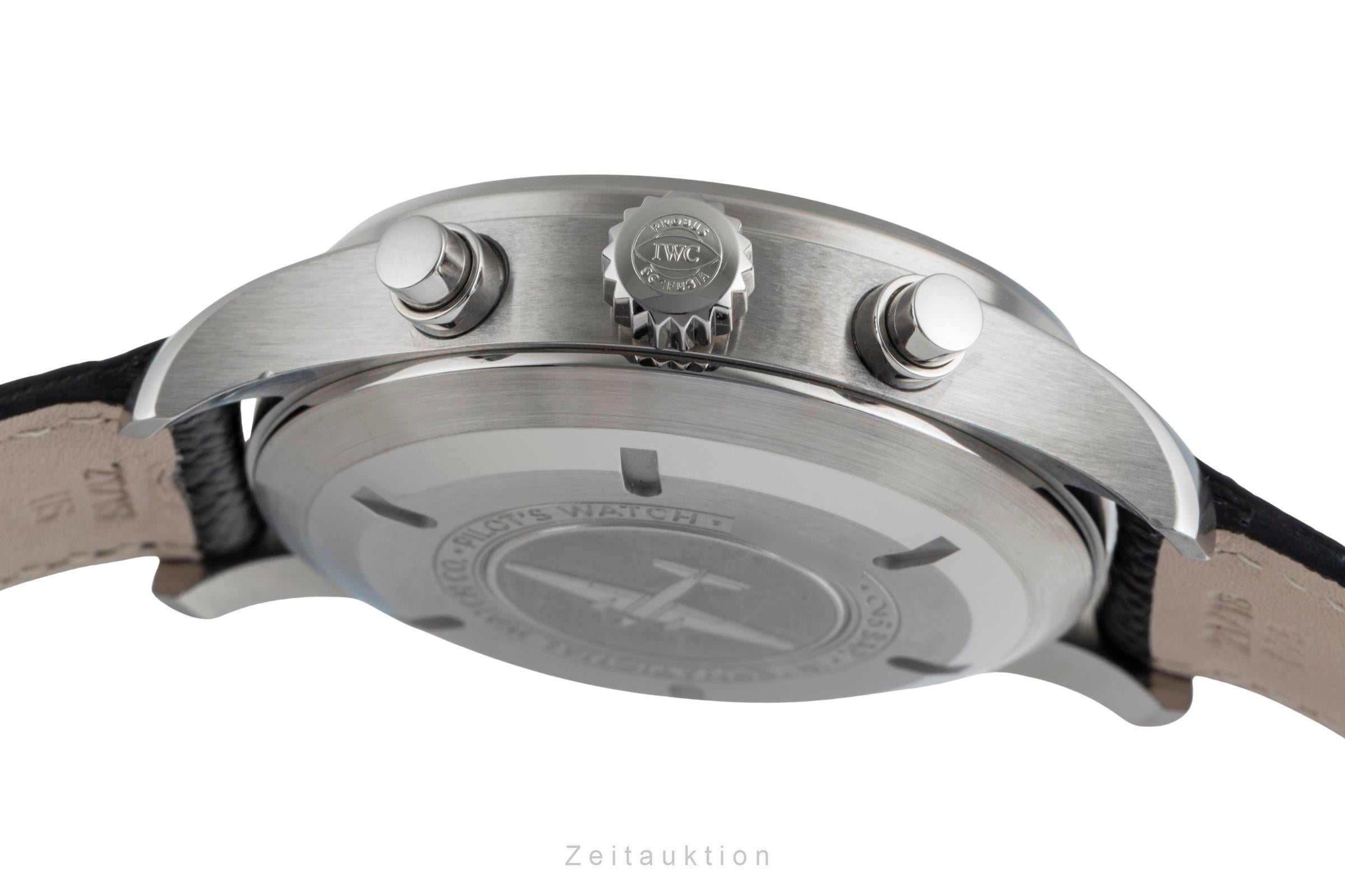 IWC Fliegerchronograph cronografo acciaio automatismo orologio da uomo IW377709 LP: 7300EUR  [2504866]