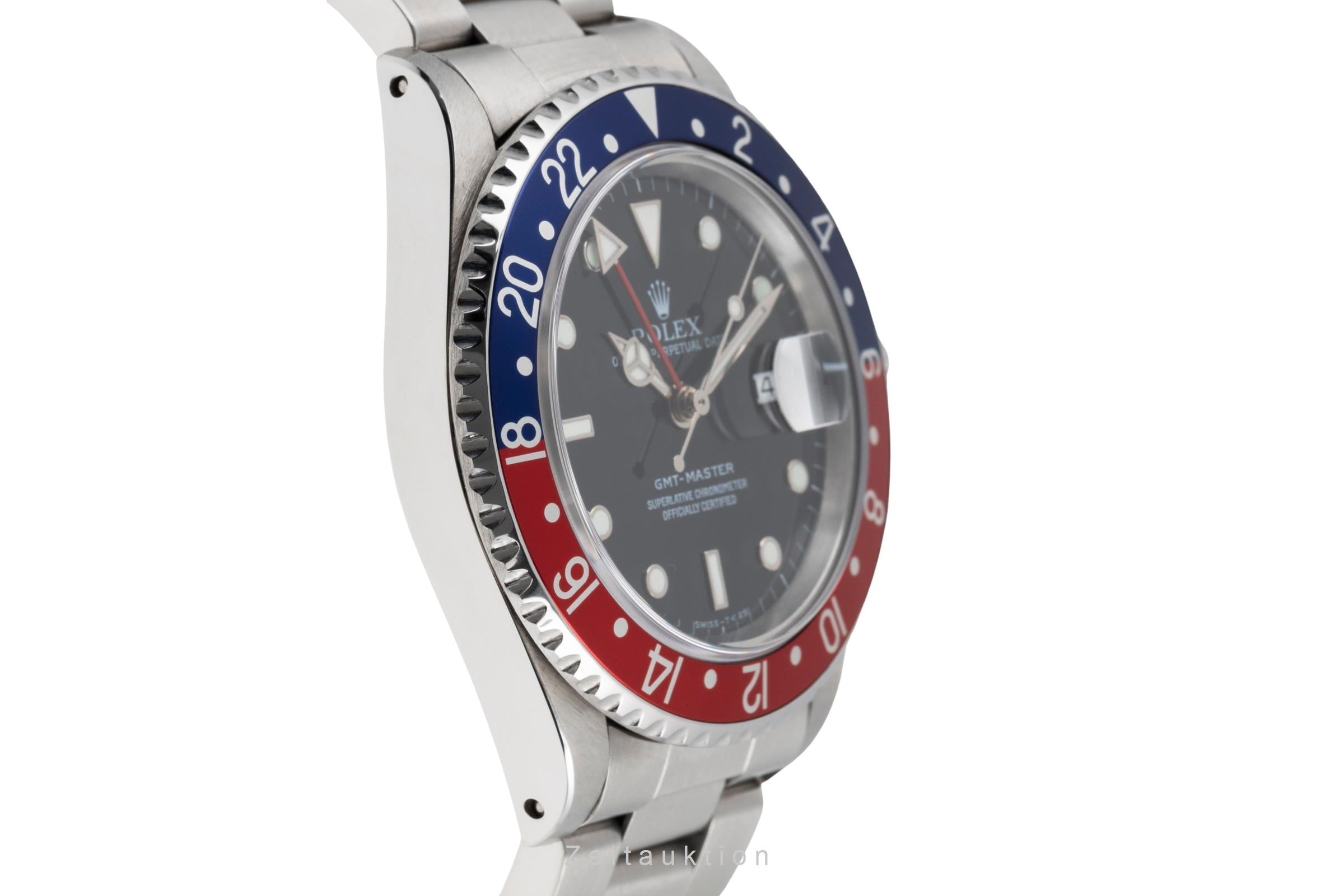 Rolex GMT Master Pepsi Automatik Stahl Herrenuhr Oyster Perpetual Ref. 16700  [2504868]