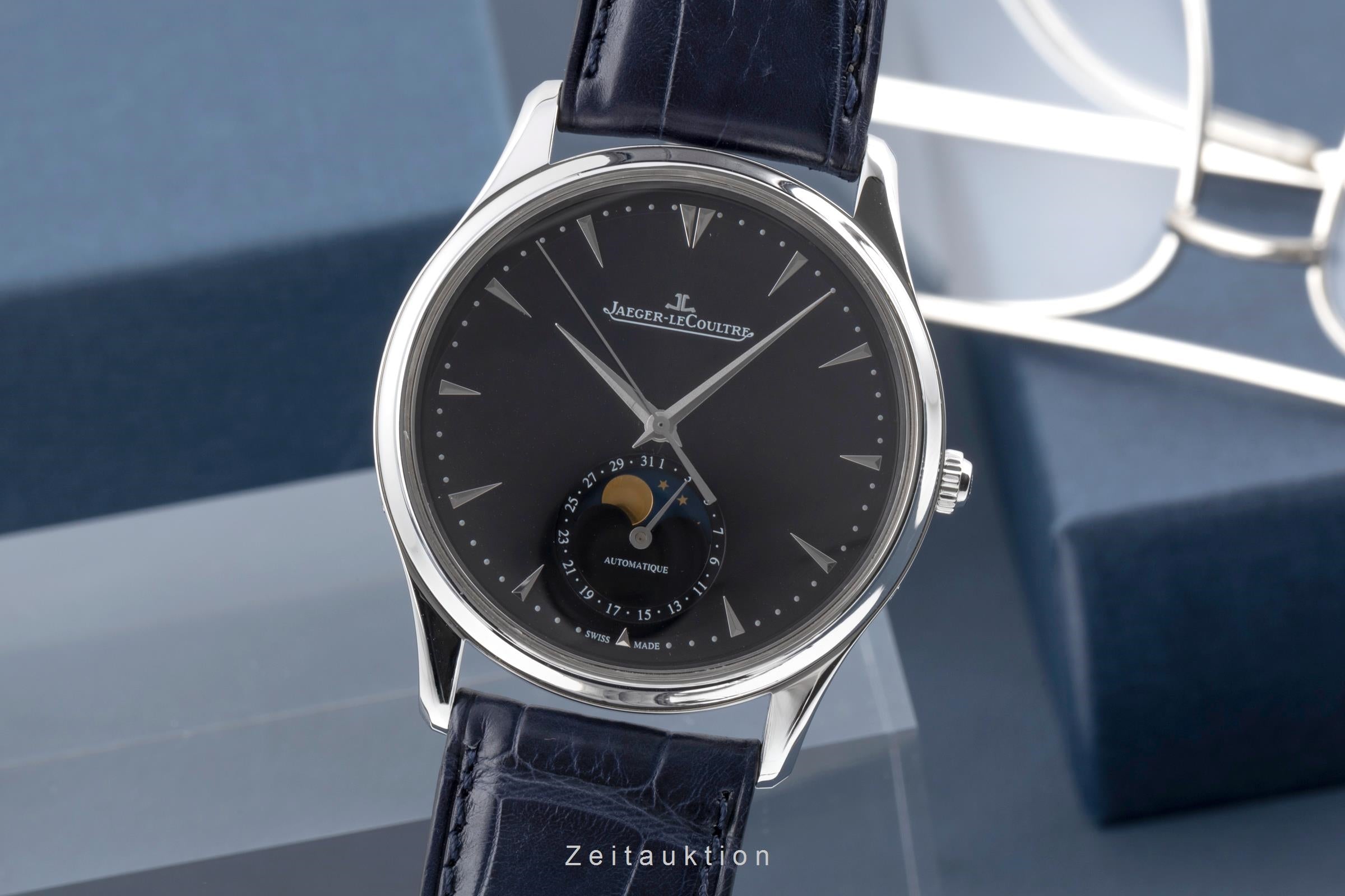 Jaeger LeCoultre Master Ultra Thin acciaio automatismo orologio da uomo Q1368470 , 176.8.64.S LP: 12500EUR  [2504869]